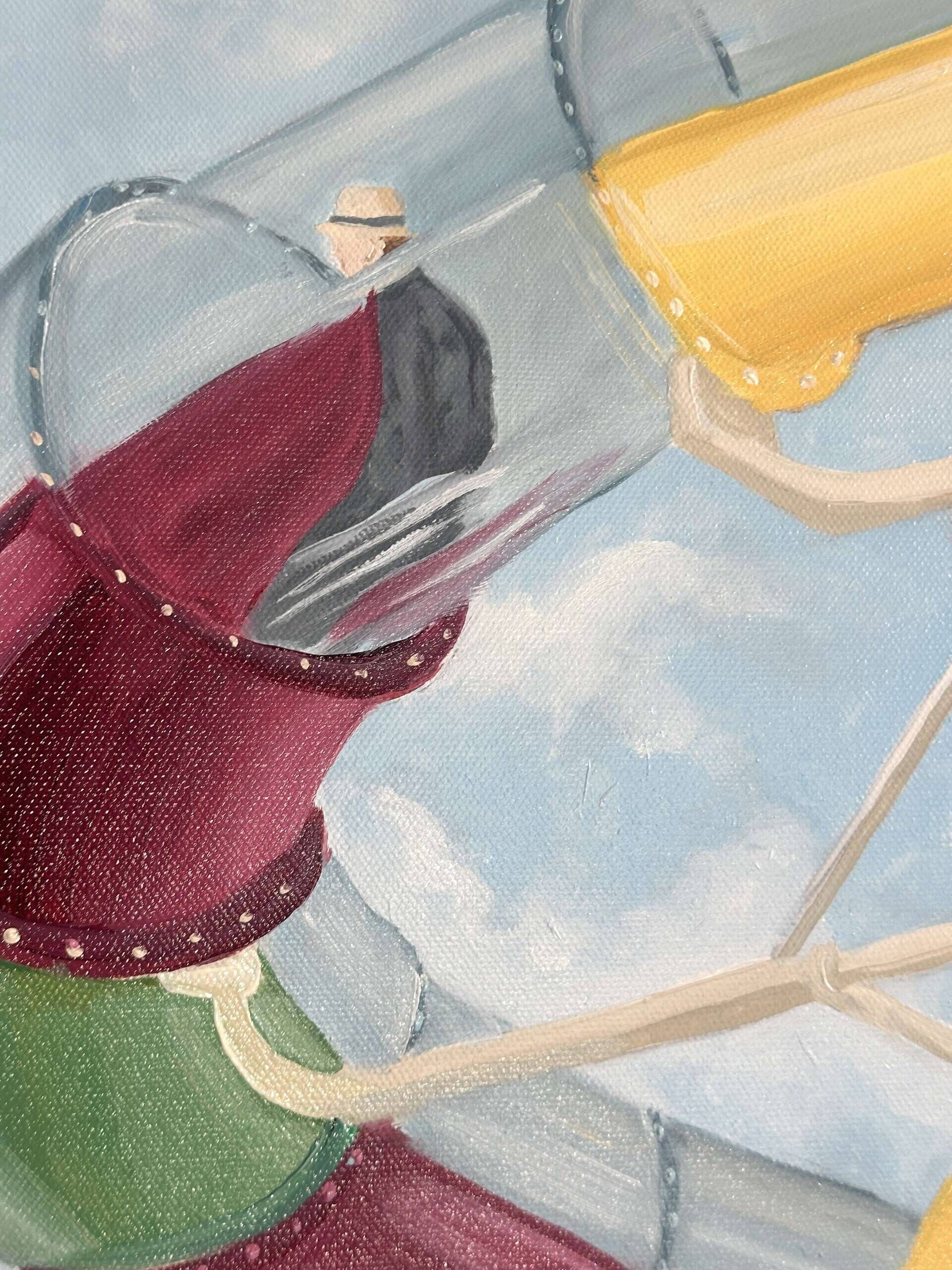 casually sliding the slide - Jana Mertens 3