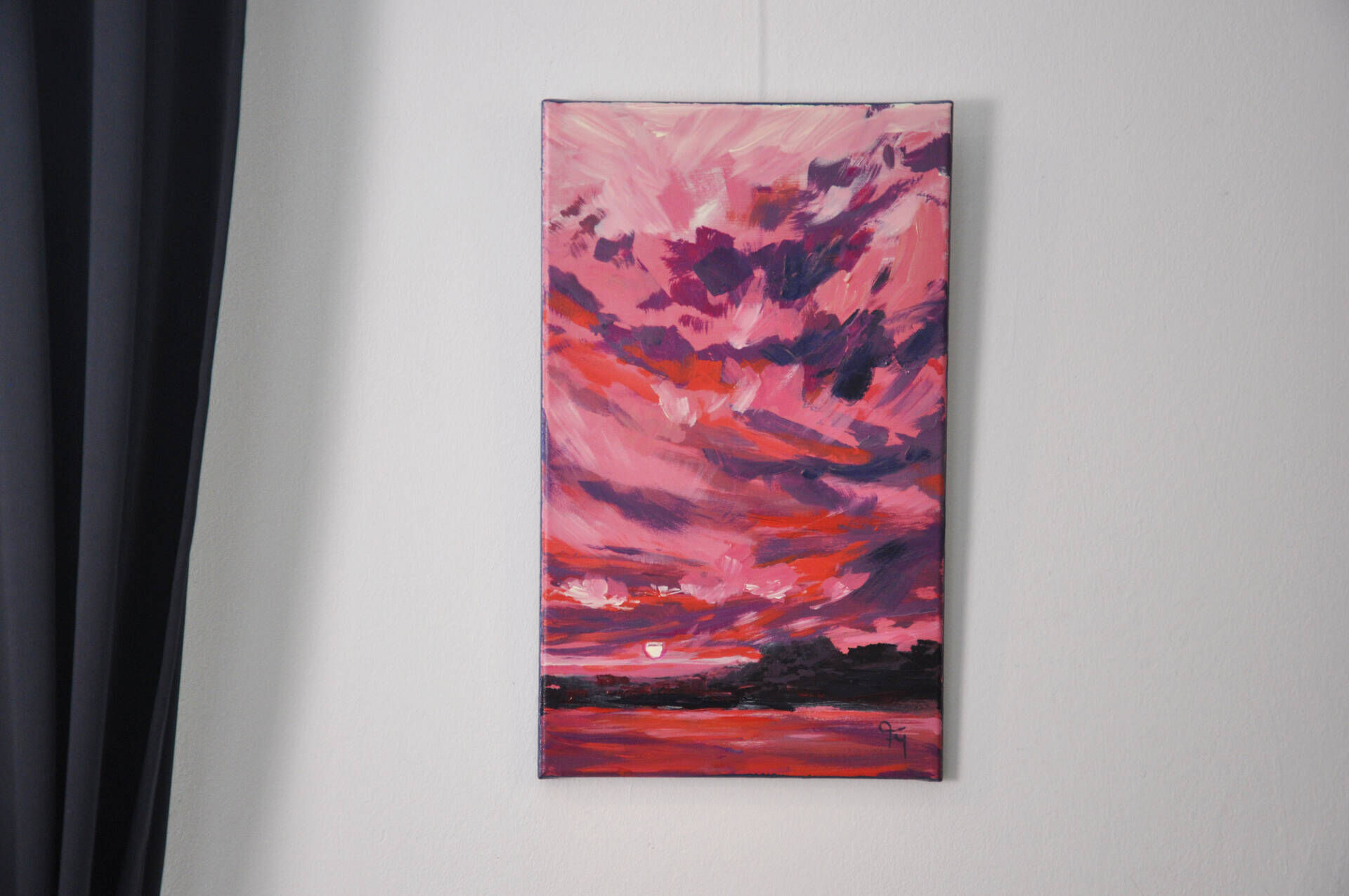 Wolkenlandschaft magenta - Melissa Faltermeier 1