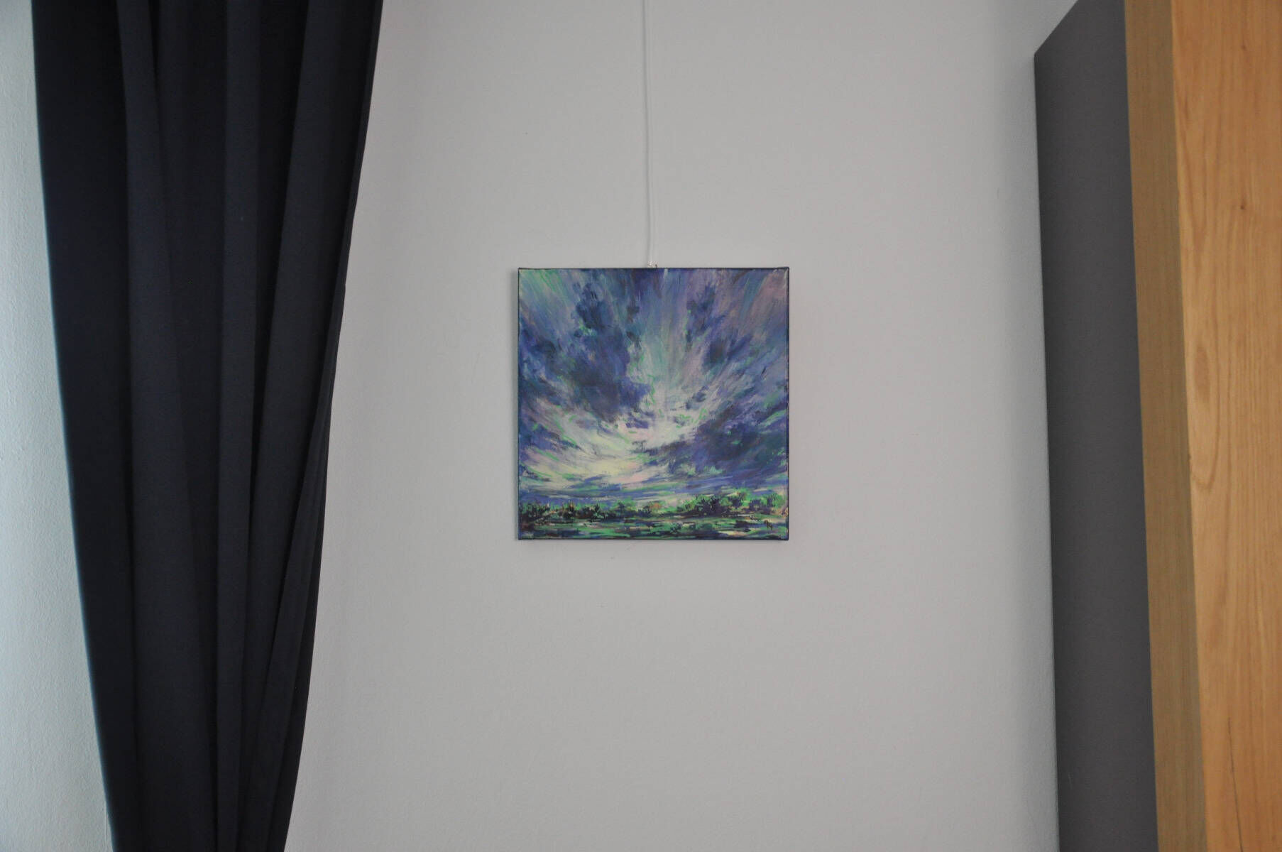 Wolkenlandschaft Blau