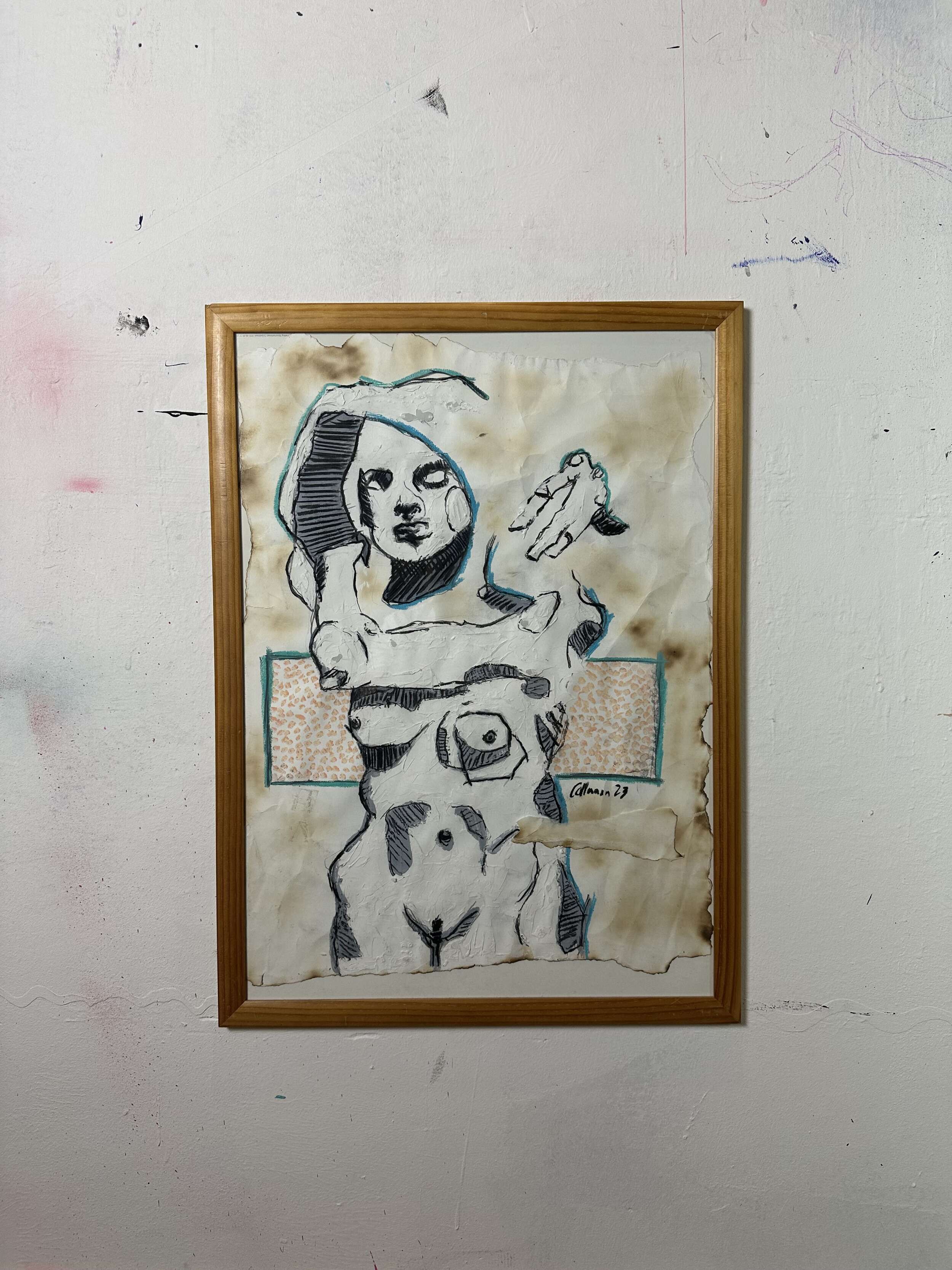 abstract act, burned  - Martin Collmann 2