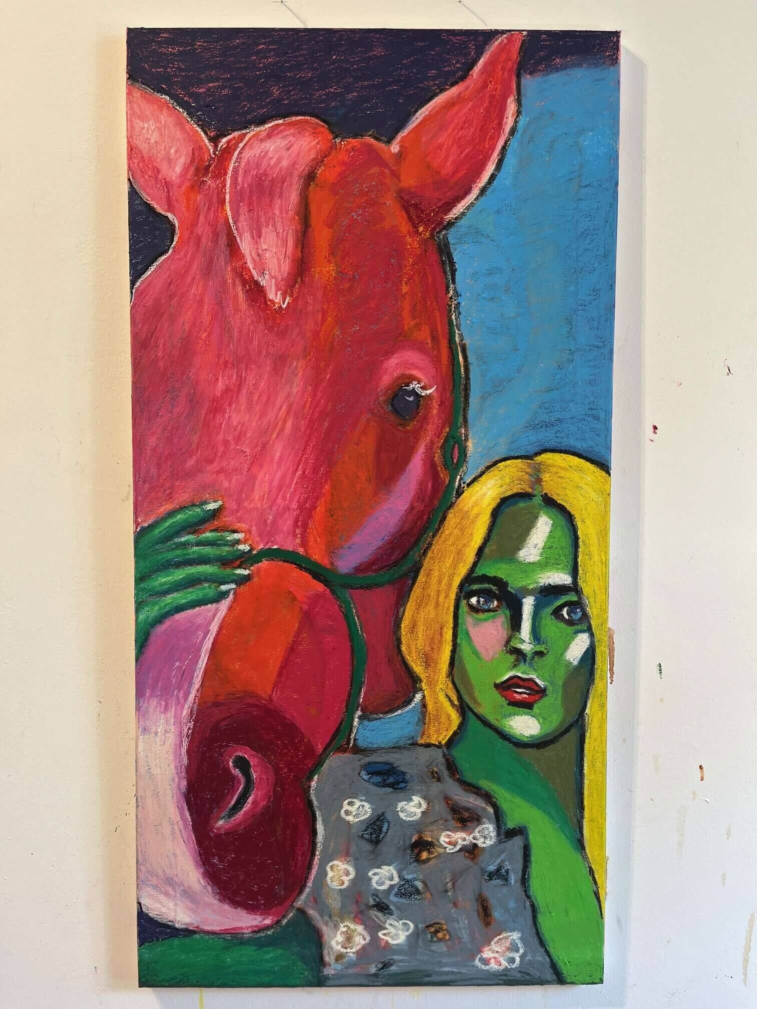 Die Frau und das Pferd - Anna Hopfensberger 1