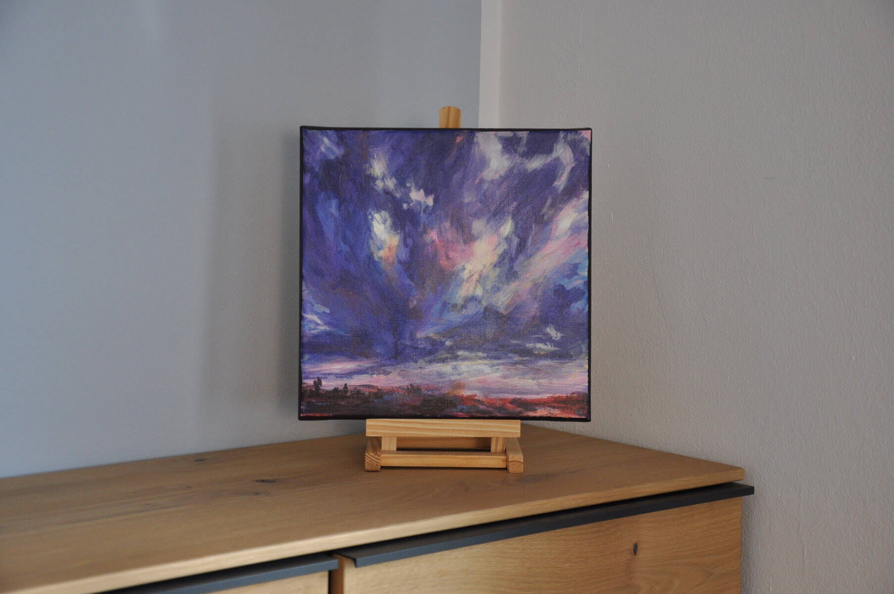 Wolkenaufbruch Violett II