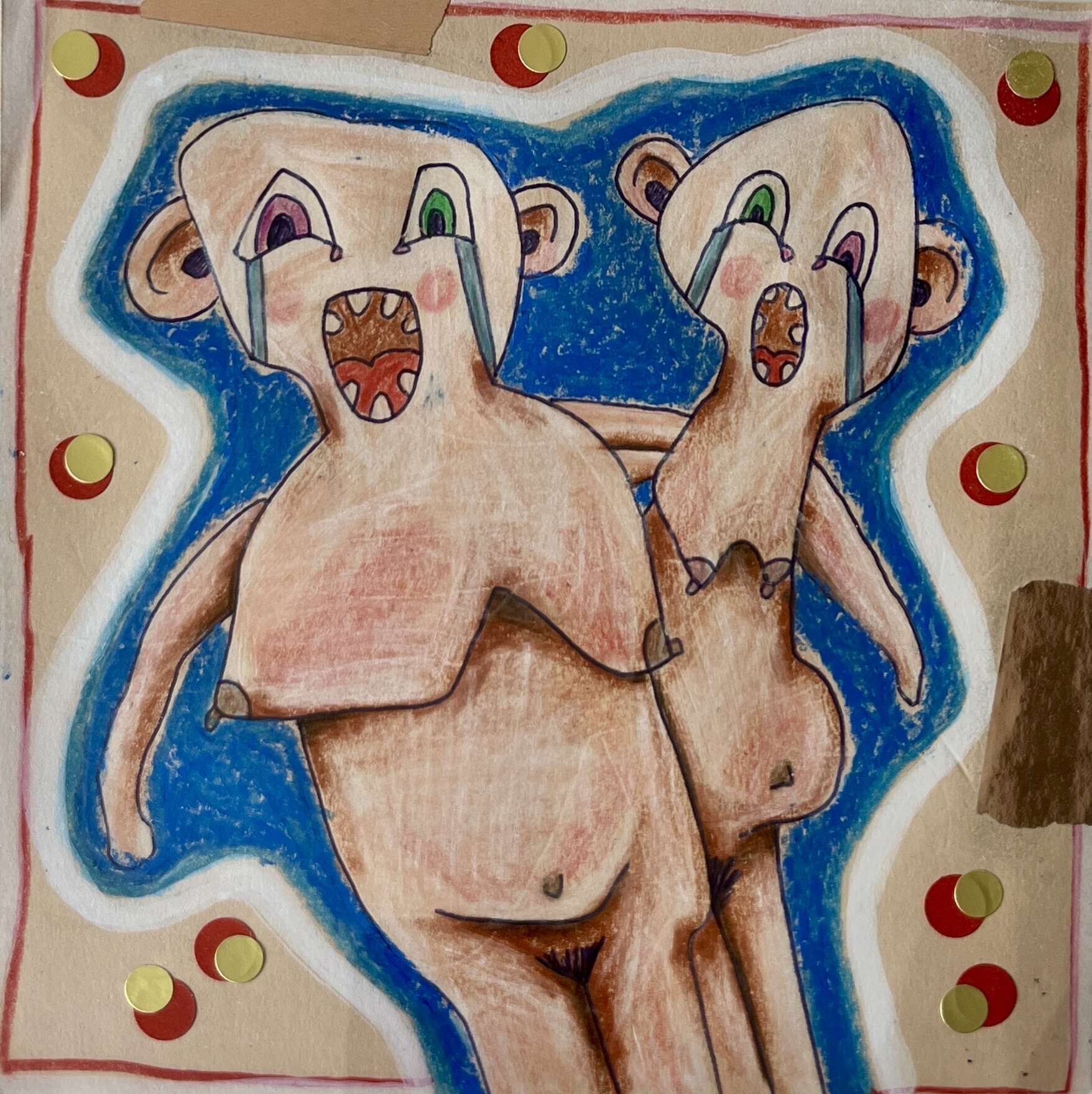 Serie 1: "Oach guck doch mal ...", kleine Schweinchen - Lara Burgmann 1