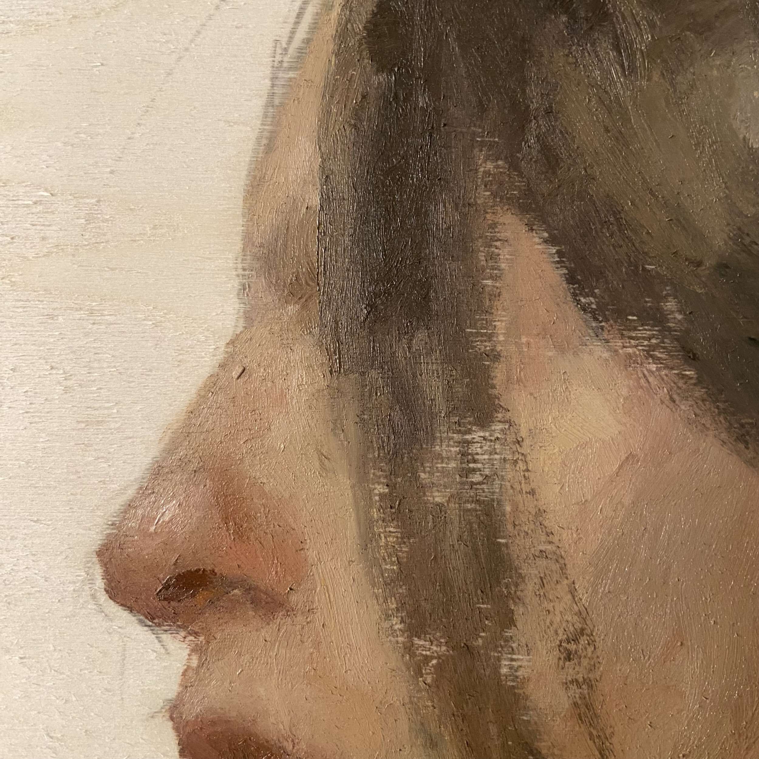 Selbstportrait mit offenen Haaren - Lilli Geyer 3