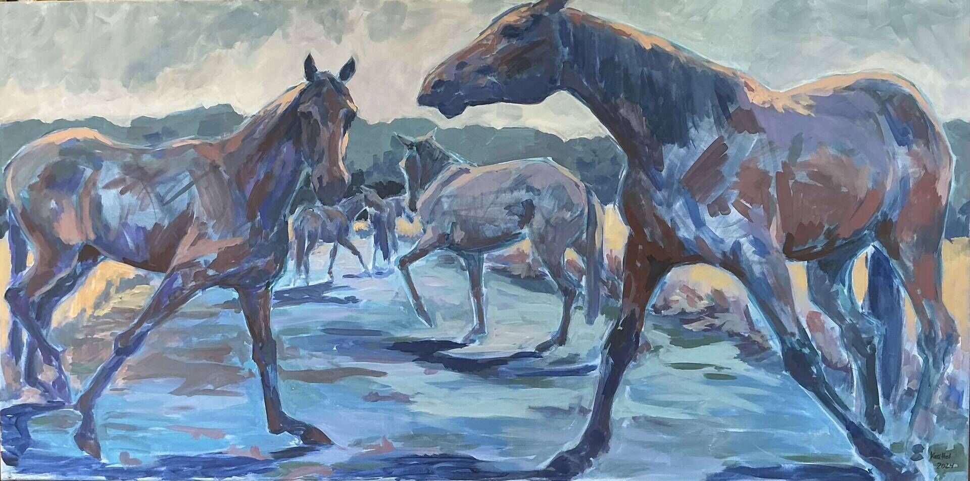 Die Blauen Pferde - Christine Knüttel 1