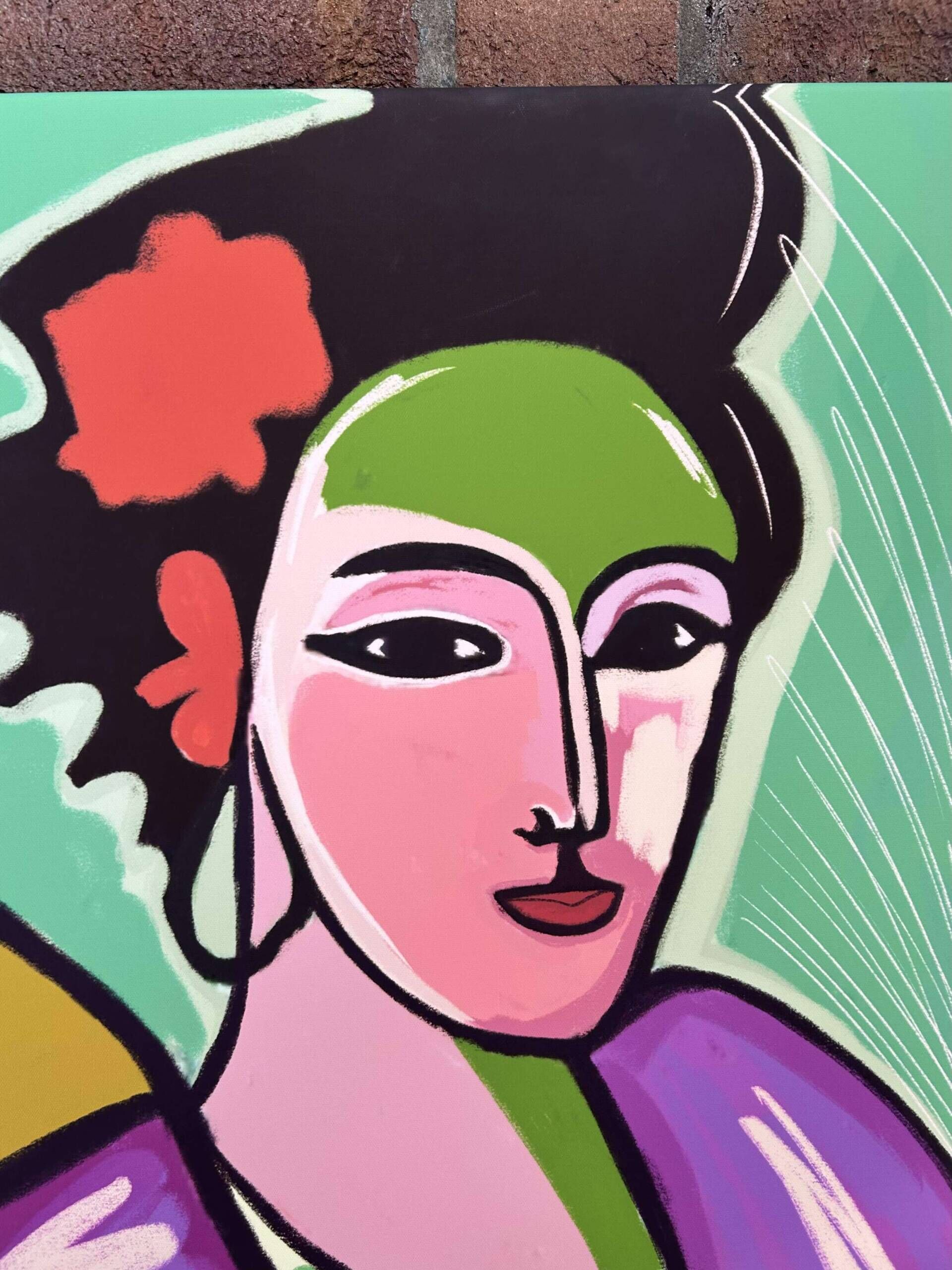 Porträt mit Blumen  - Ana Carmona Hernandez 4