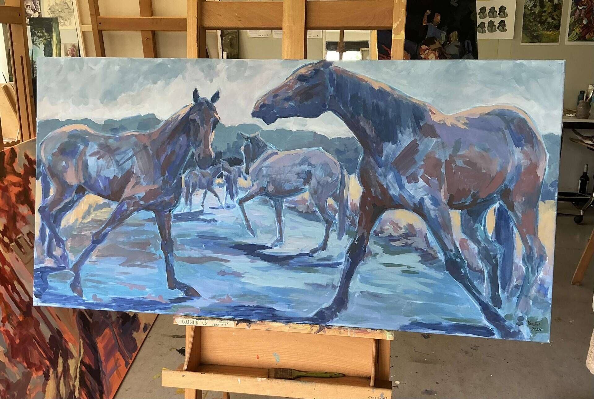 Die Blauen Pferde - Christine Knüttel 2