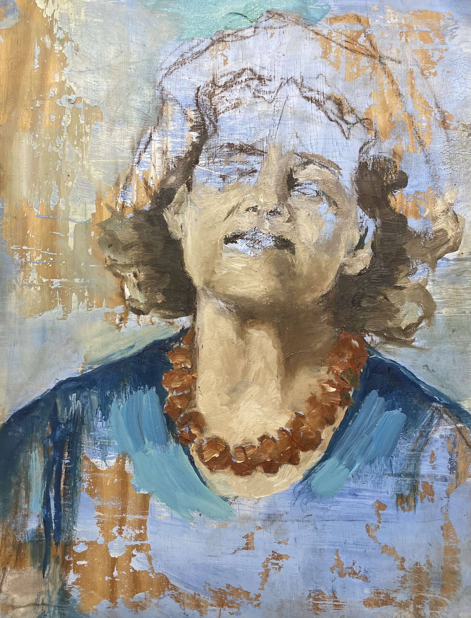 Frau mit Perlenkette - Jule Marie Appel 1