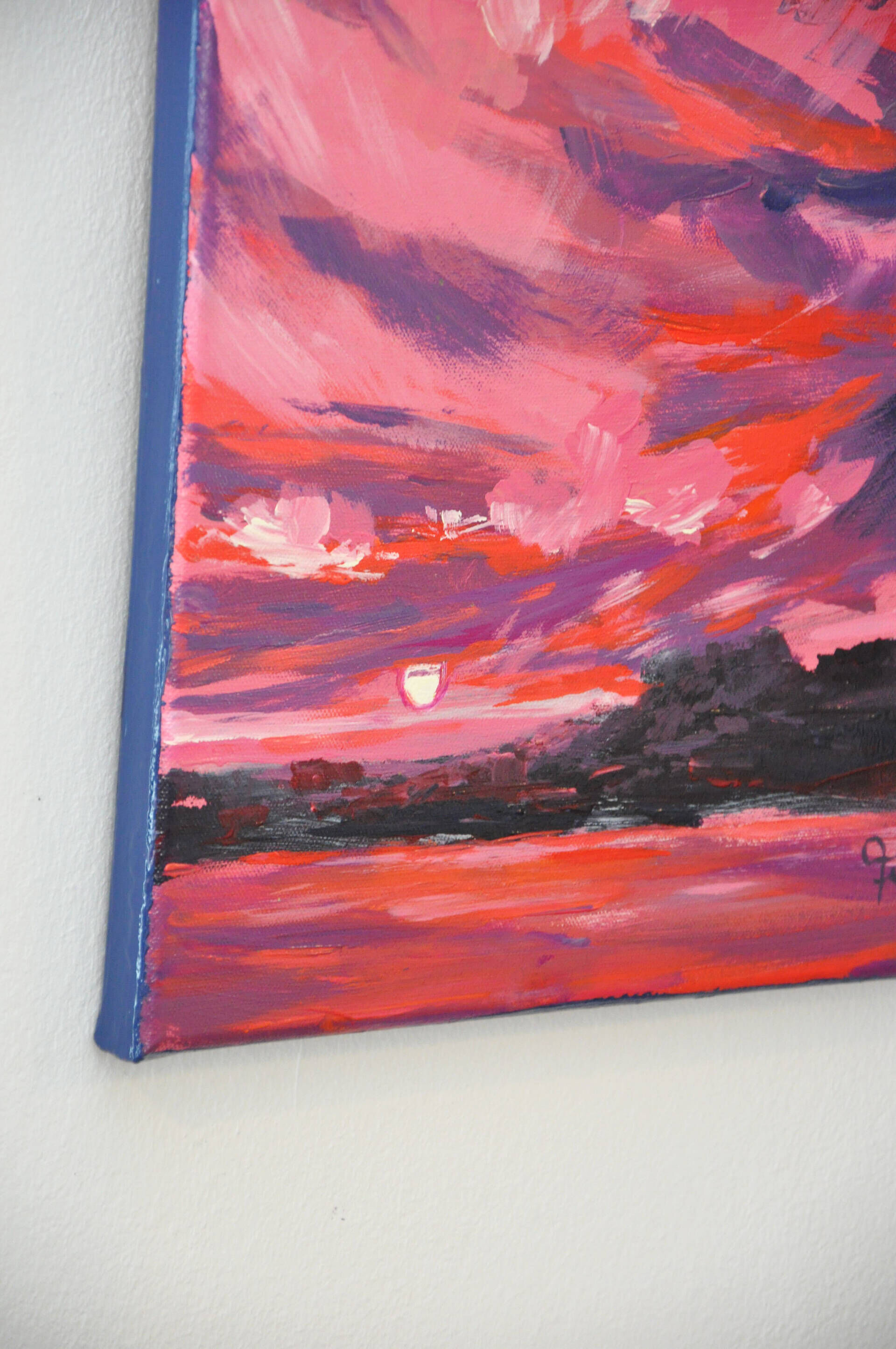 Wolkenlandschaft magenta - Melissa Faltermeier 1