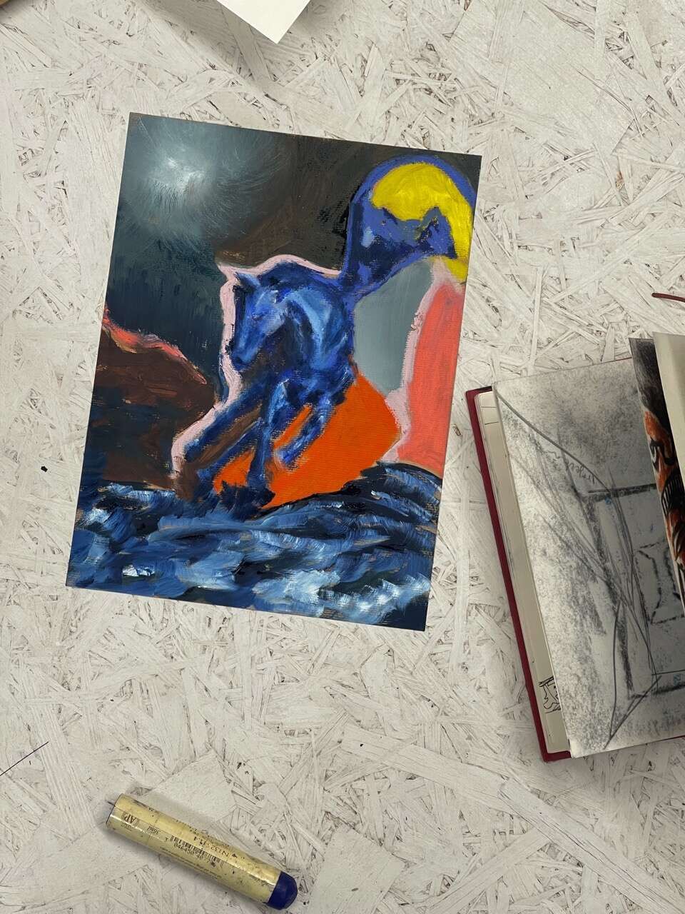 Mi caballo azul III - Juliana Gutiérrez Wiest 2