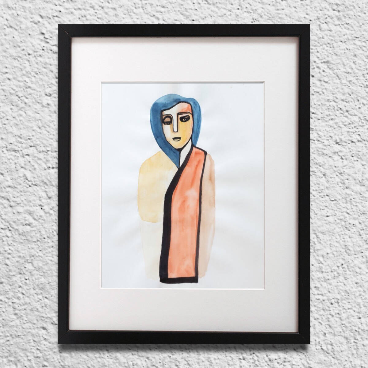 Frau in Farben 