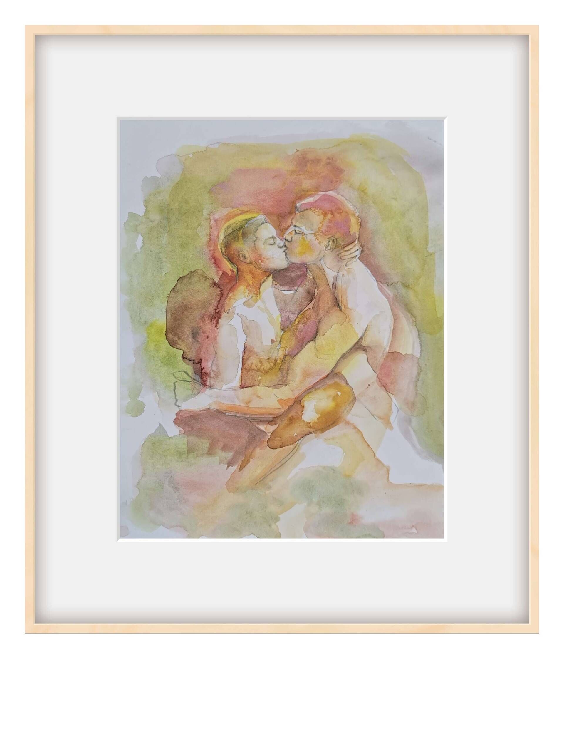 Küssendes Männerpaar - Christian Horras 1