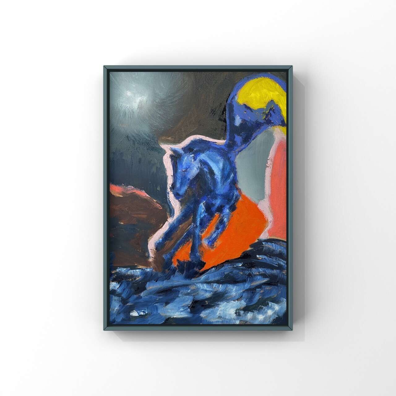 Mi caballo azul III - Juliana Gutiérrez Wiest 3