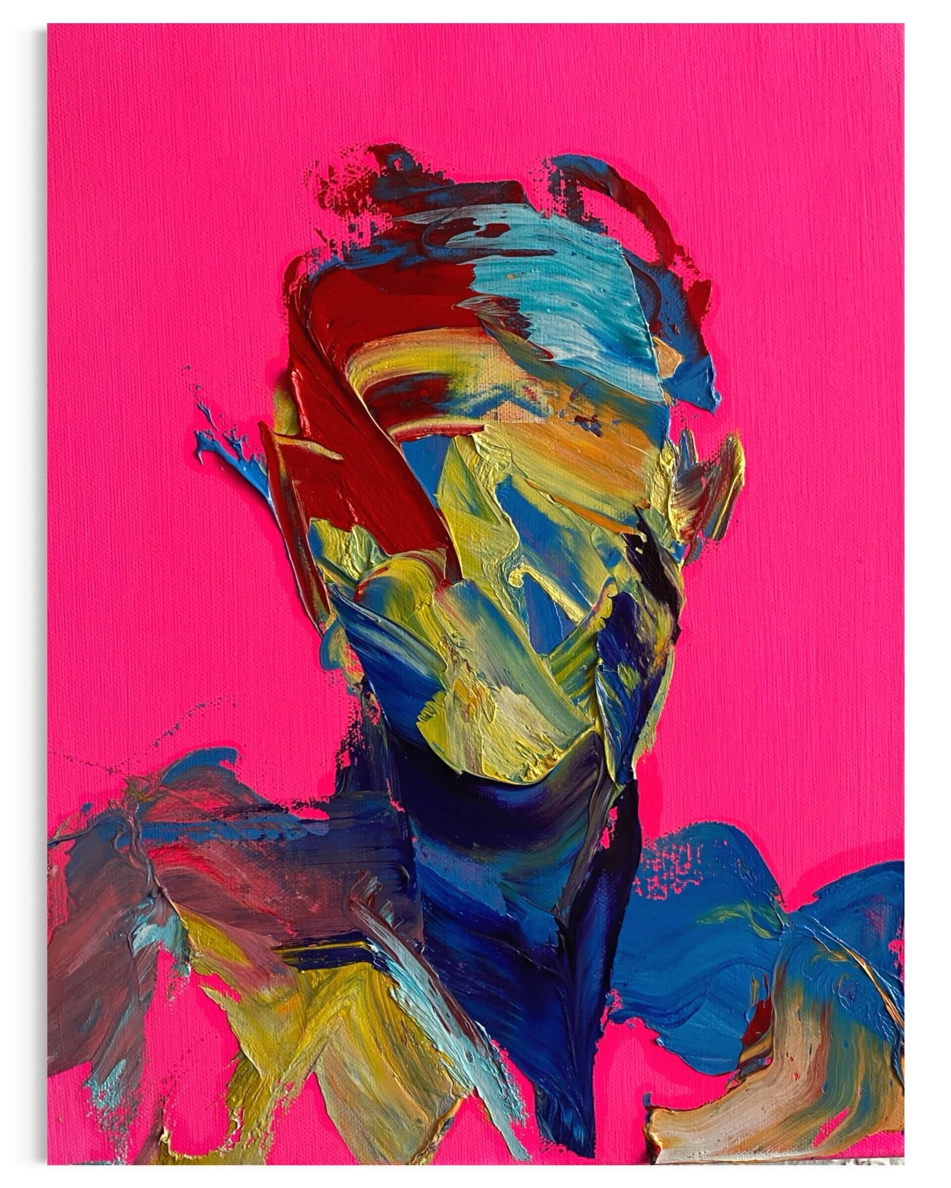 Selbstportrait Pink III - Leonel Perez 1