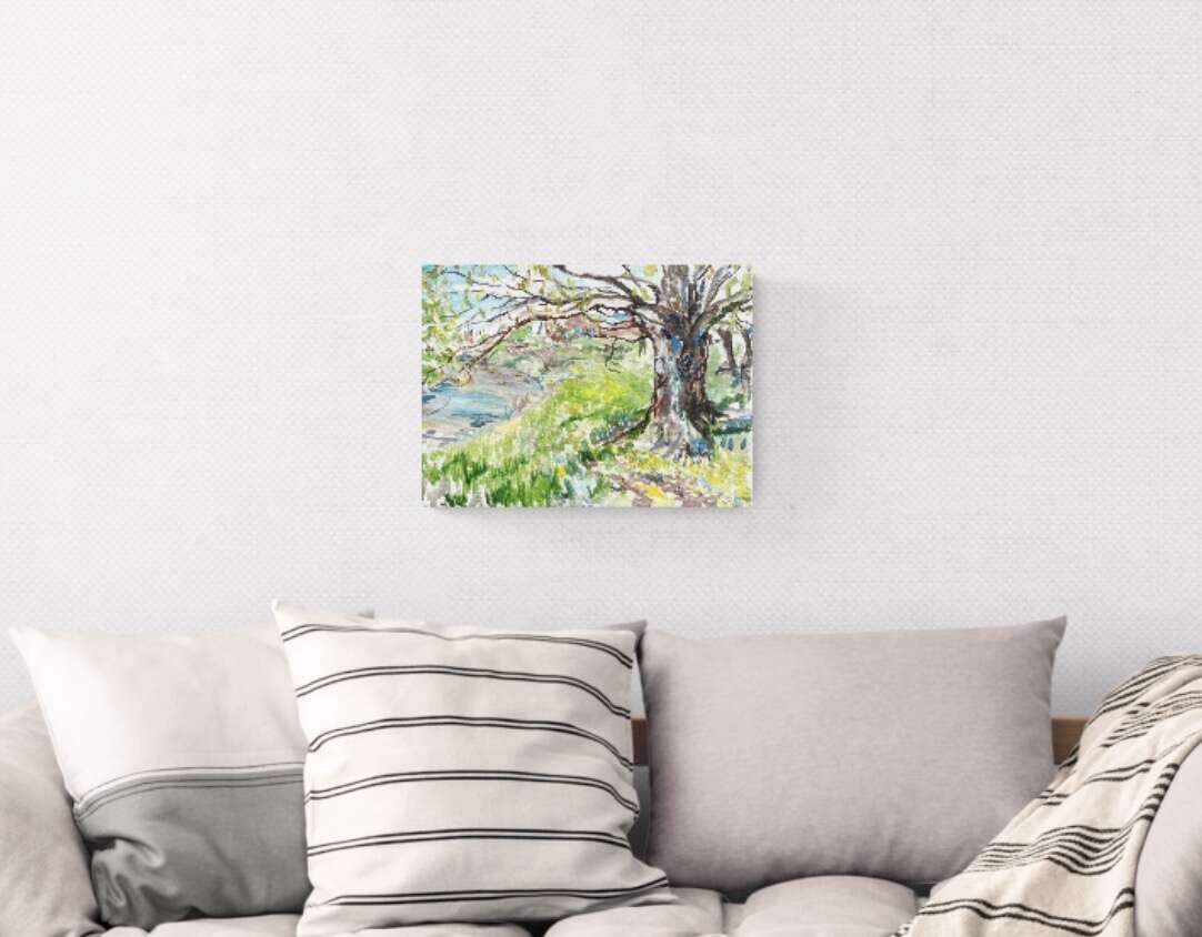 Bobr Fluss Plein Air - Judit Flamich 1