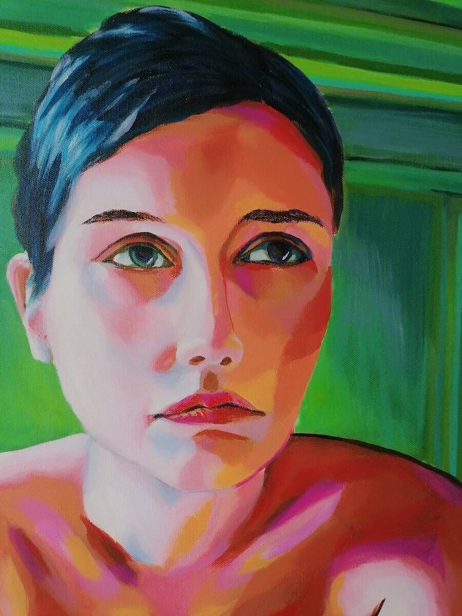 Akt der Serie Brüste