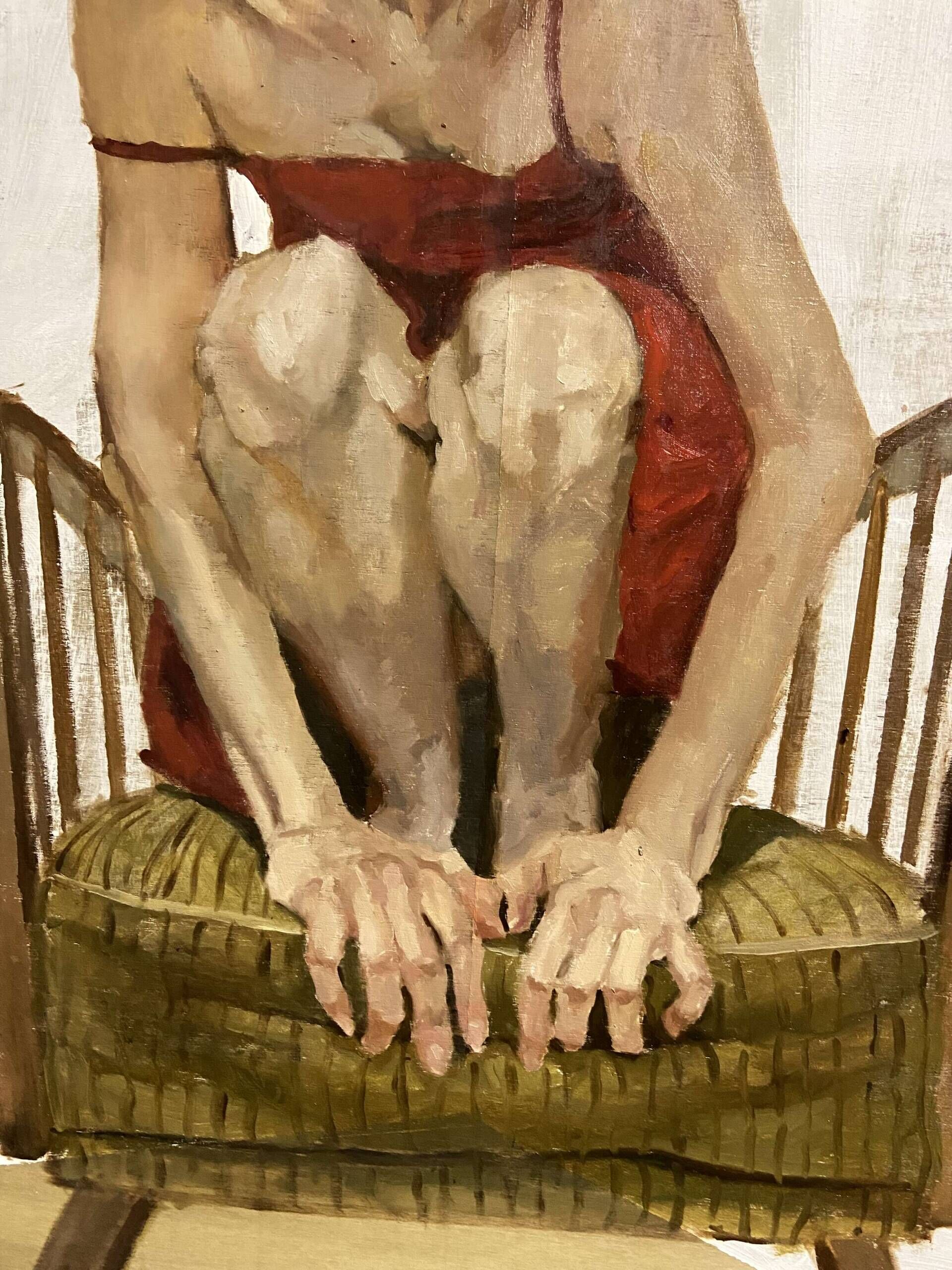 Elisa auf grünem Stuhl  - Lilli Geyer 4