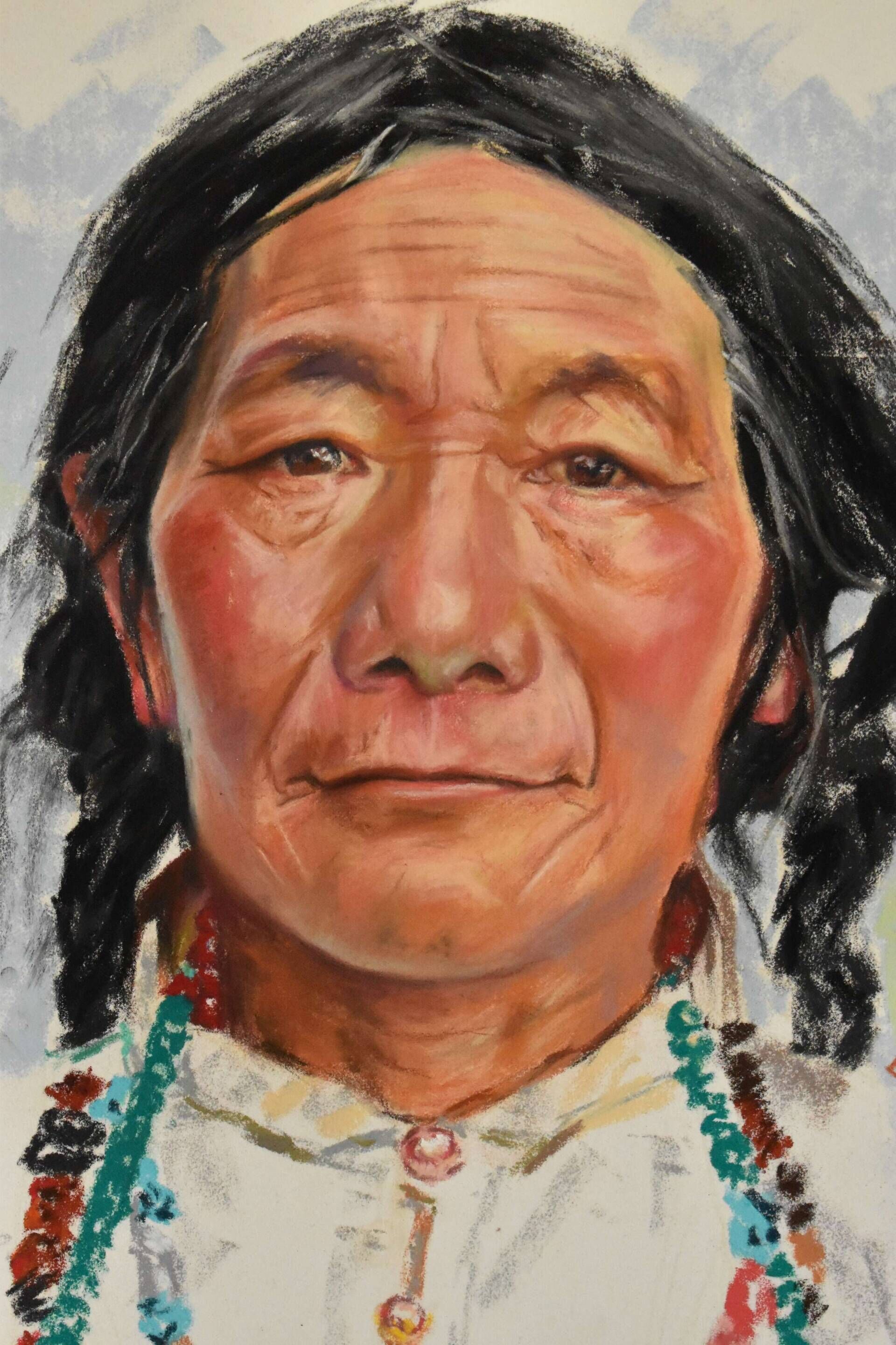 Native American woman  - Elza Slo 3