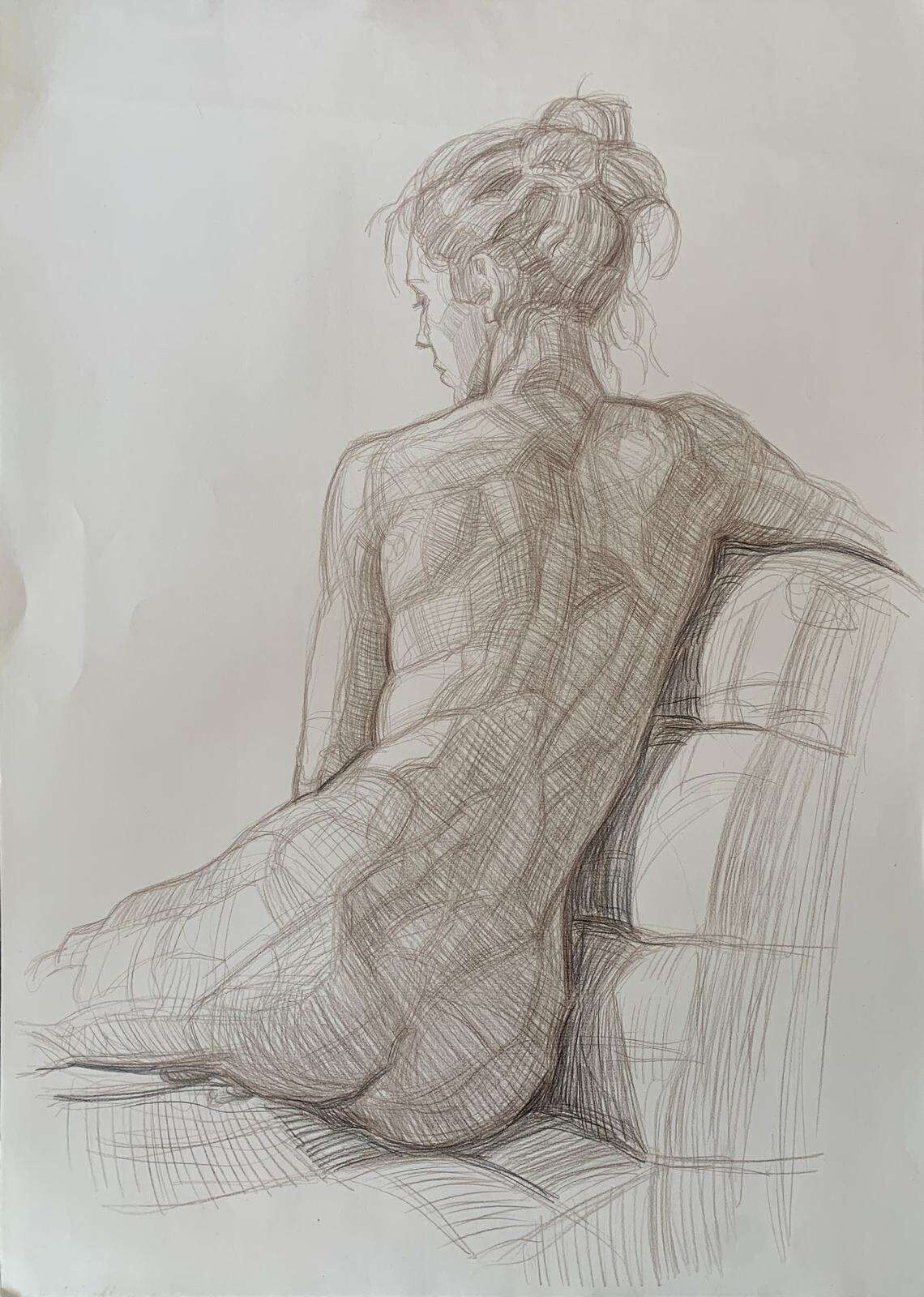 Sitzender Akt I - Sebastian Lorenz 1