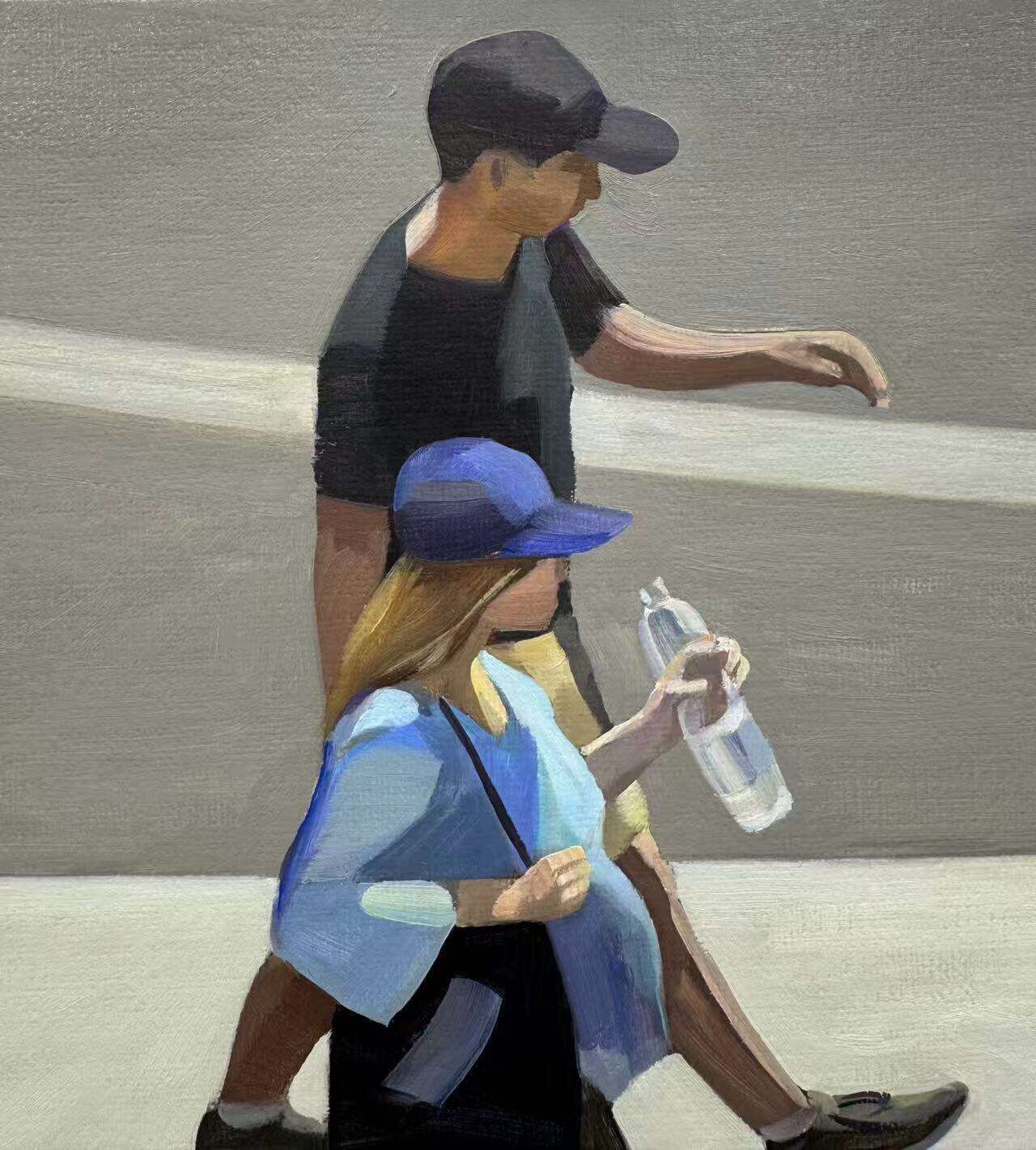 Gehende Menschen - Fancheng Xu 7