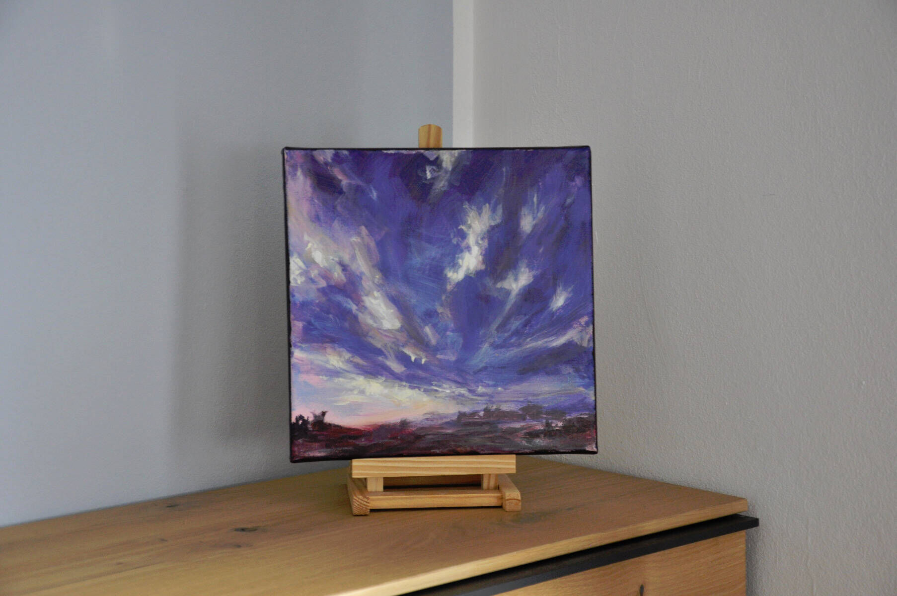 Wolkenaufbruch Violett I
