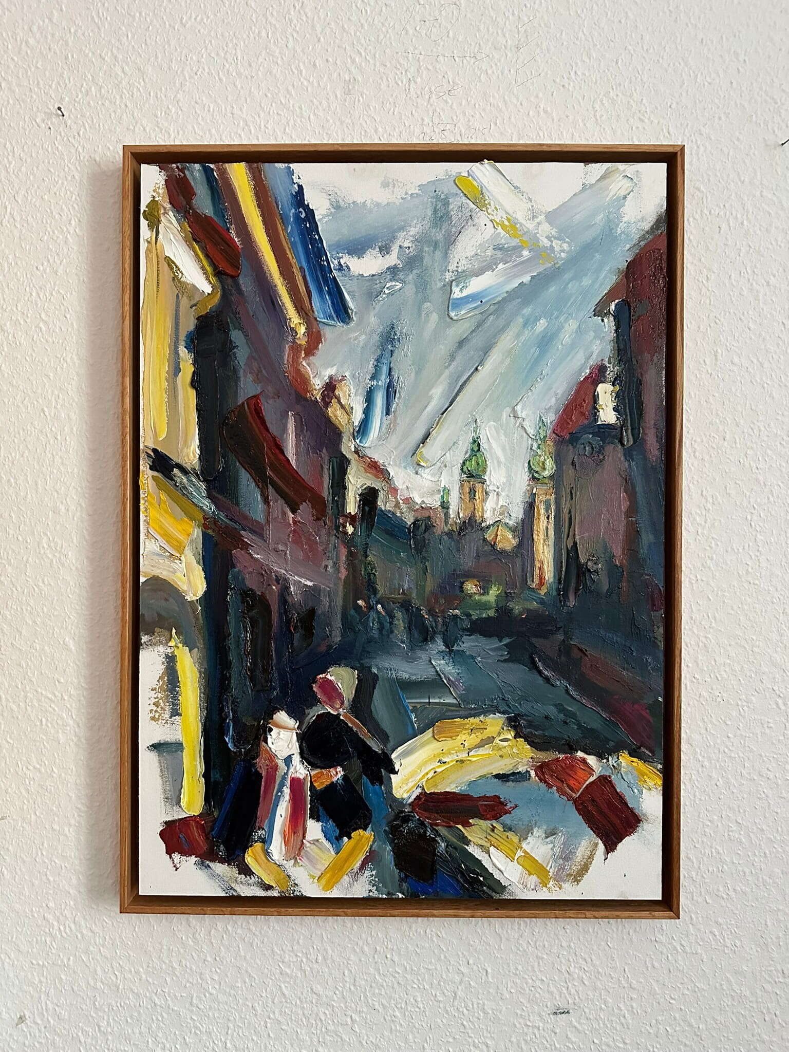 Vor der Brücke zur Stadt  - Noah Rennebaum 1