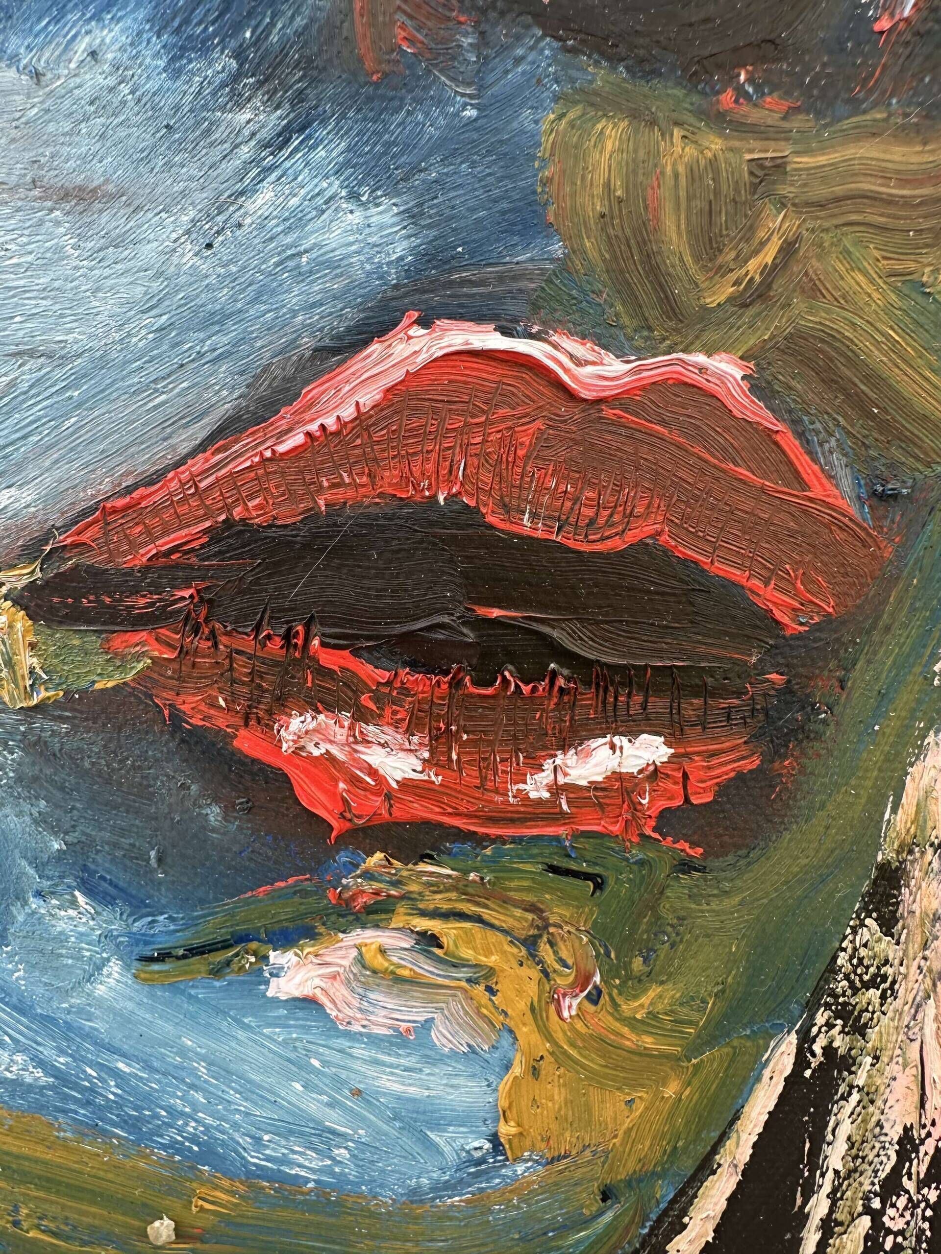 abstract portrait with pink hair (II) - Martin Collmann 4