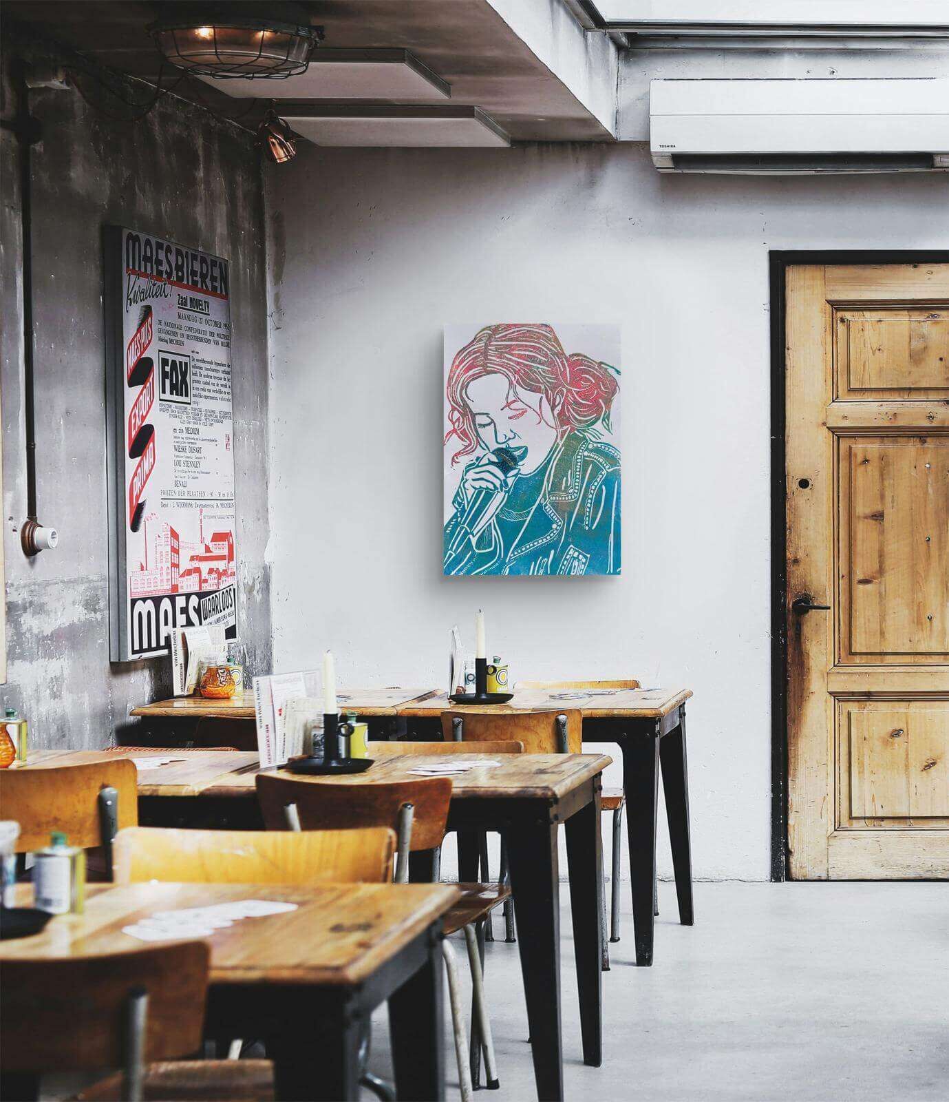 ROSE Linolschnitt 02 - Sybille Stein 5