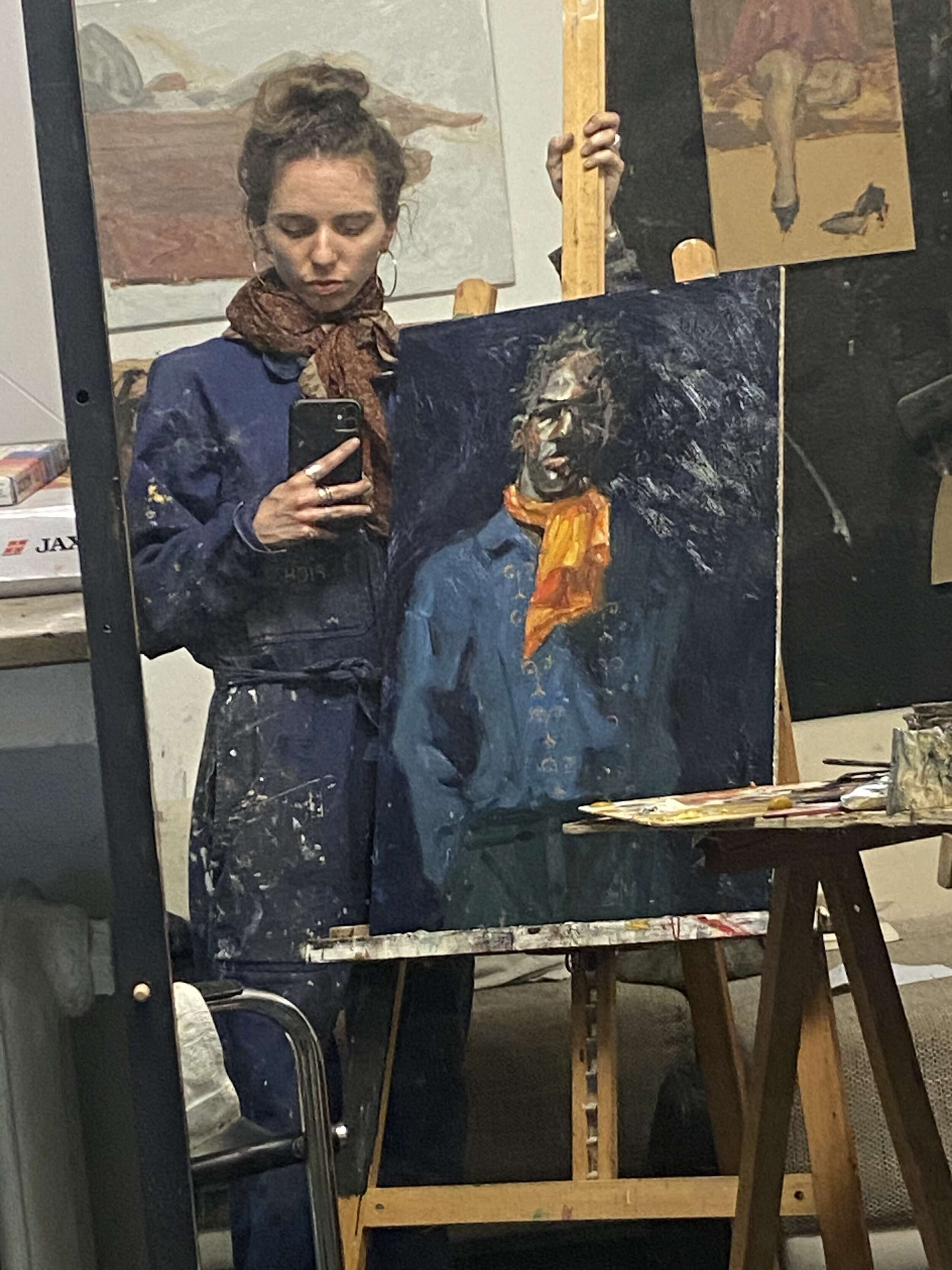 Orangenes Tuch - Lilli Geyer 3