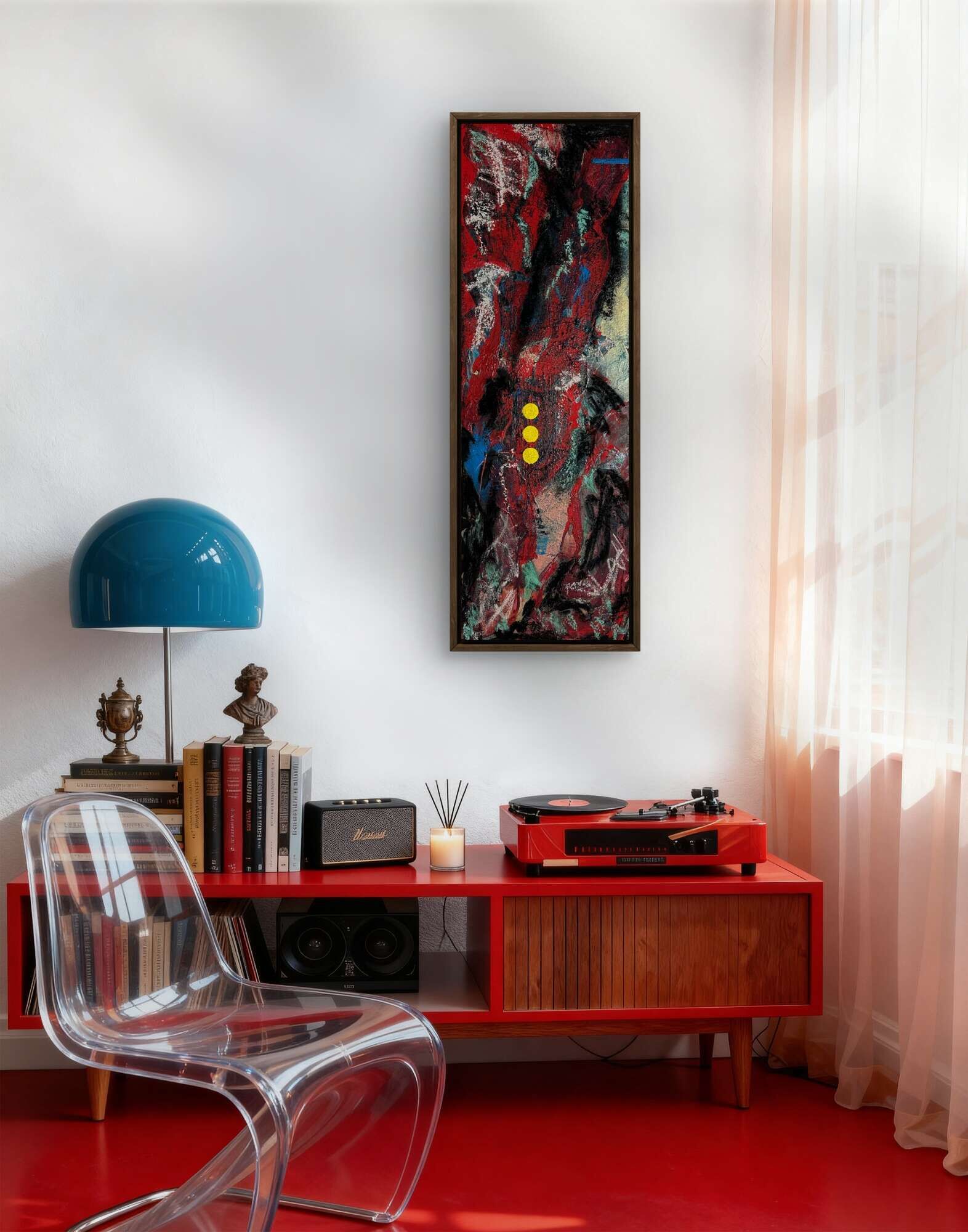 abstract with three yellow dots - Martin Collmann 3