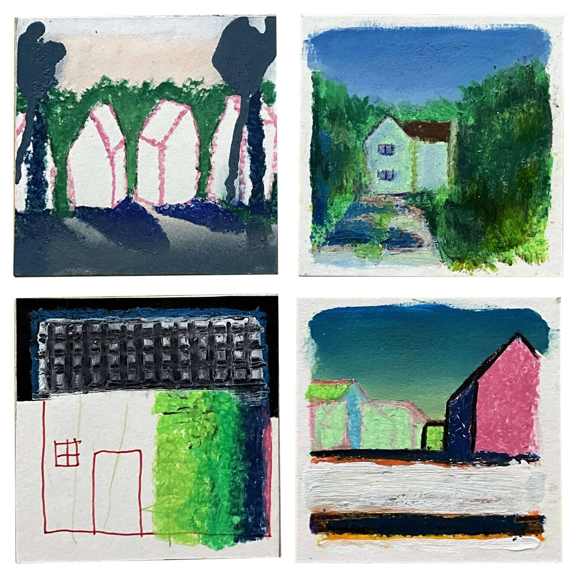 Set aus 4 Papierarbeiten, Nummer 14 - Lukas Franz Zimmermann 2