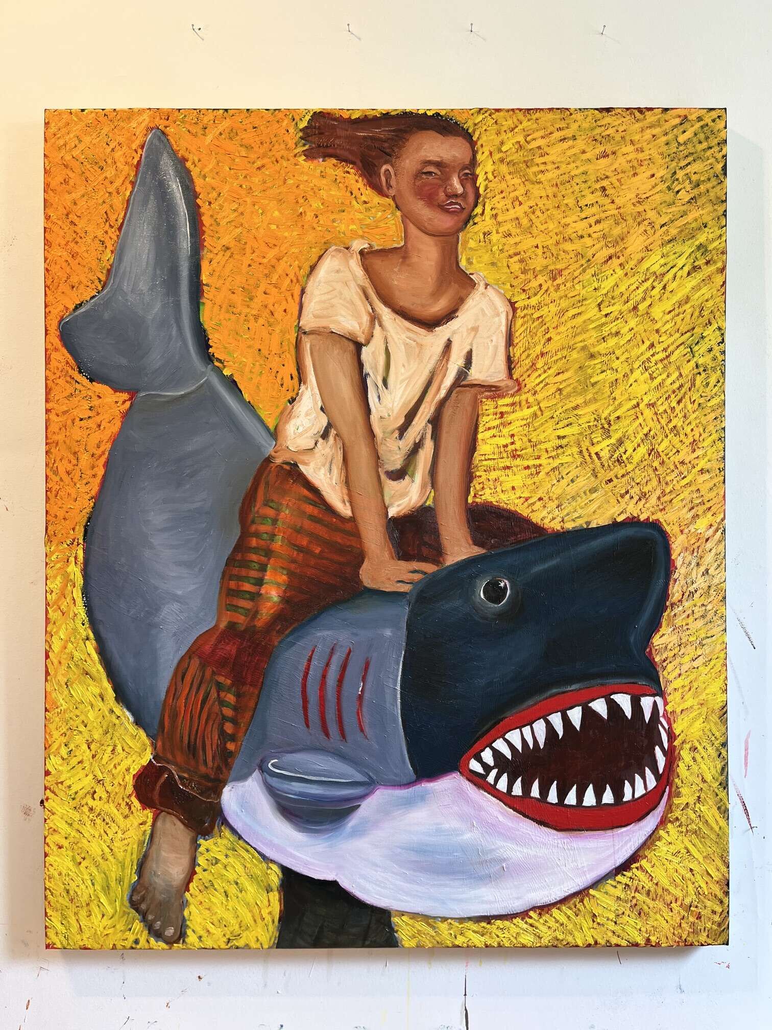 Riding the Shark, or Hot Summer, 2026 - Anna Hopfensberger 2