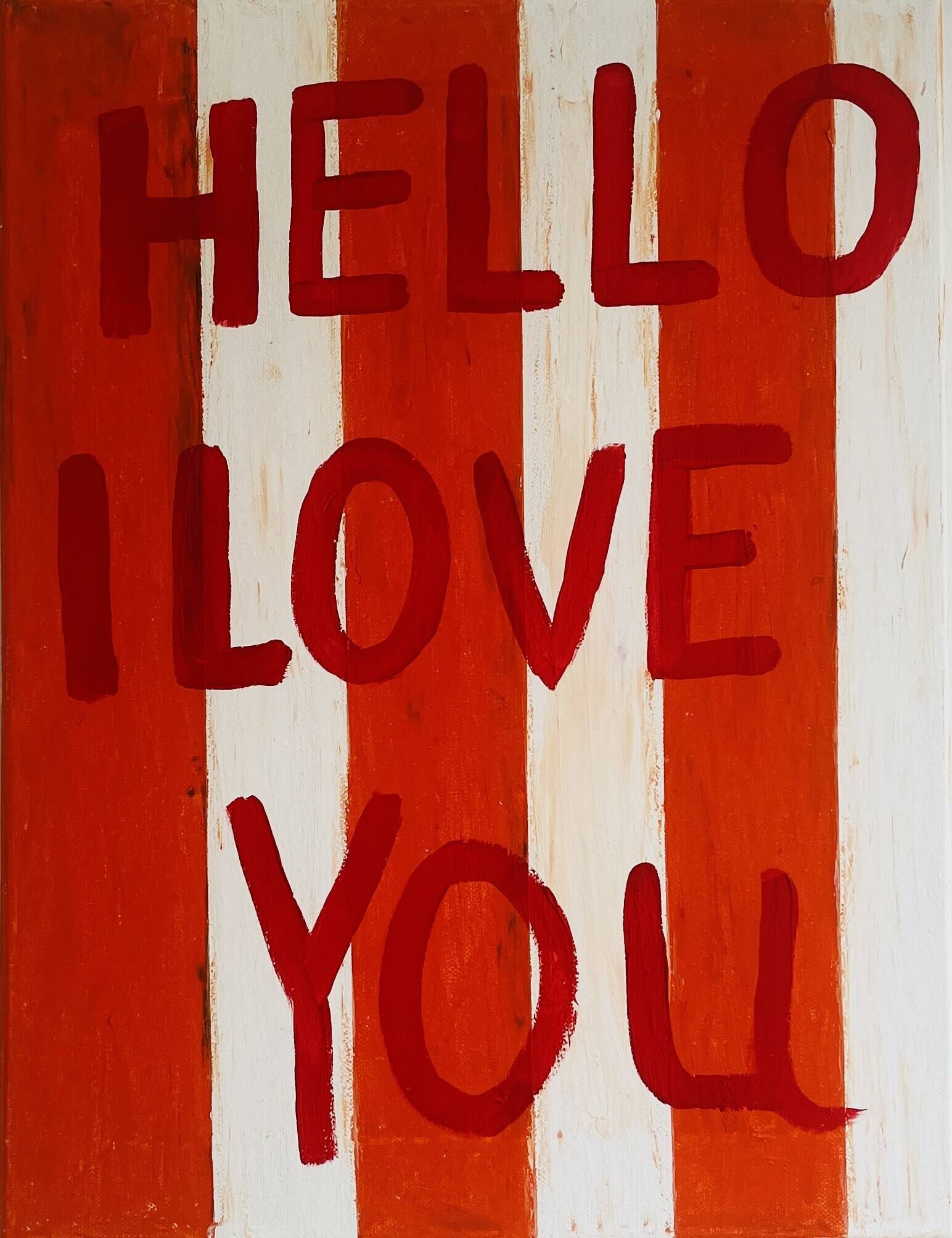 HELLO I LOVE YOU ORANGE  - Sara von Meer 1