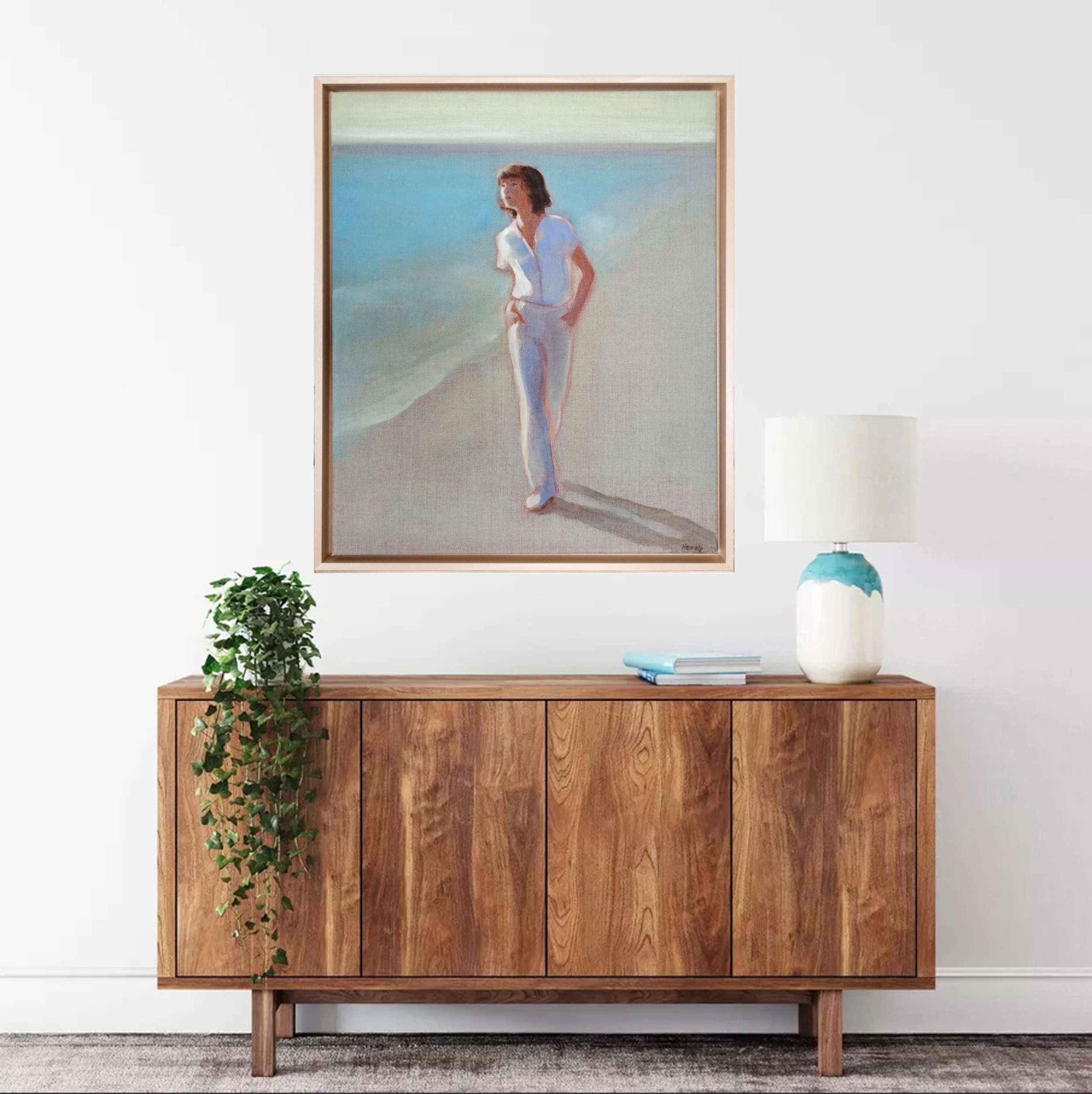 Frau am Strand - Christian Herzig 2
