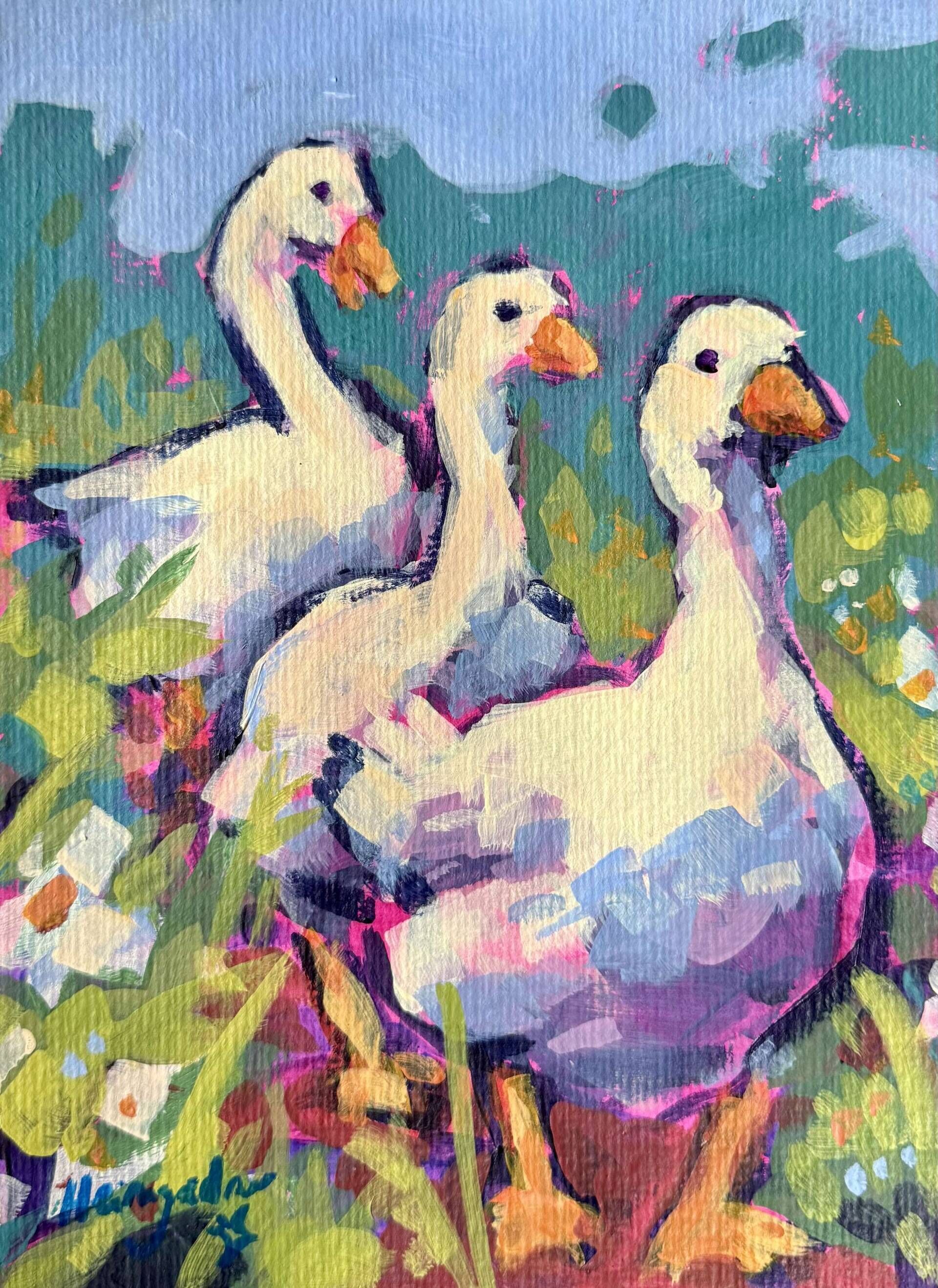 Gänsetrupp - Daniel Heimgärtner 1