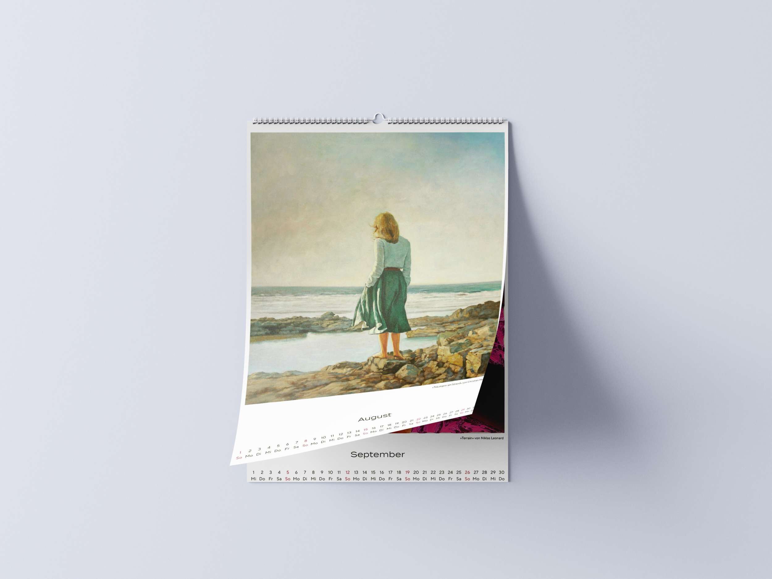 Kunstkalender 2026 A3 / A4 Hochformat - Studierenden Kunstmarkt 4