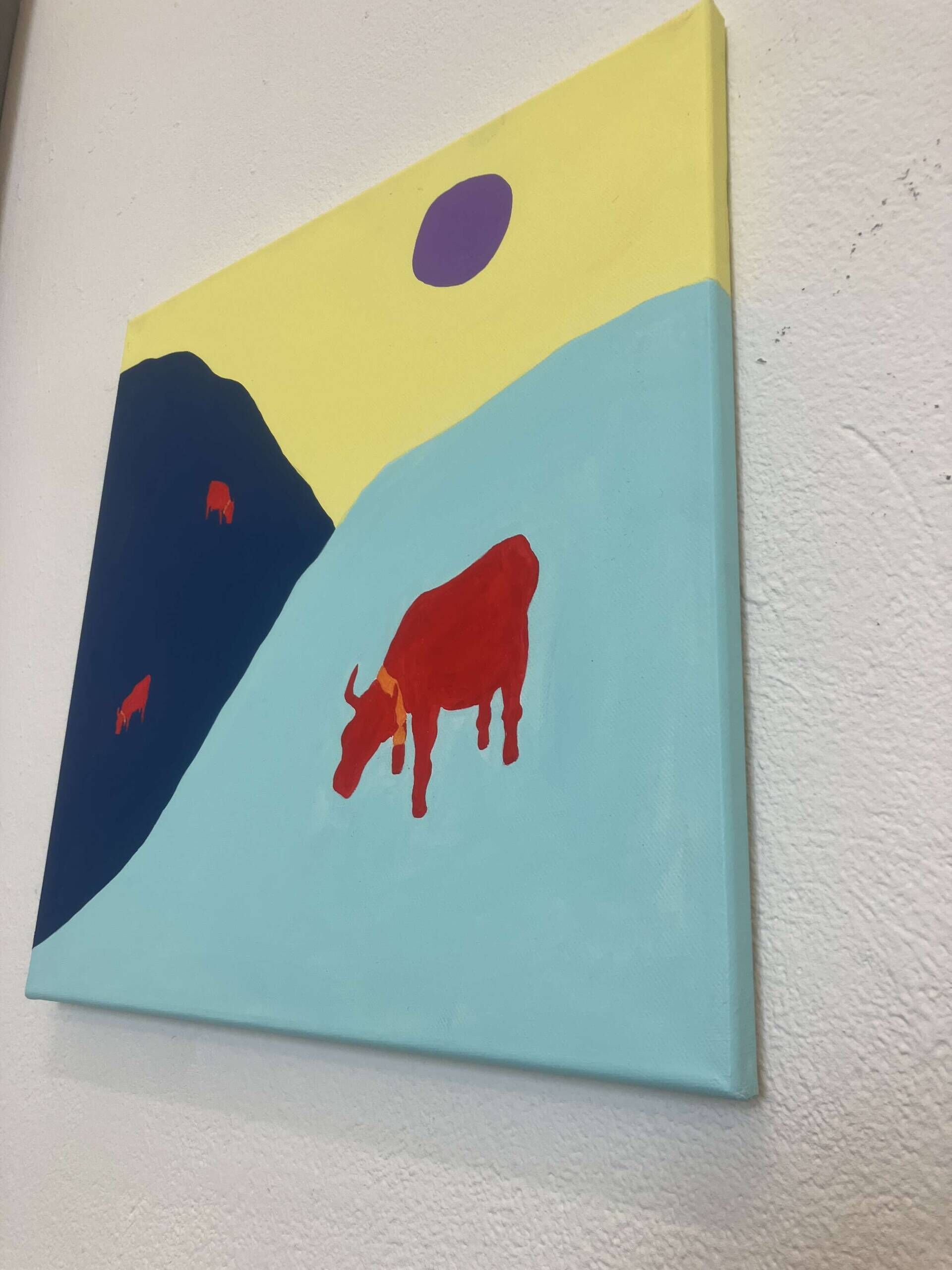 3 grasende Kühe - Amadea Blaut 2