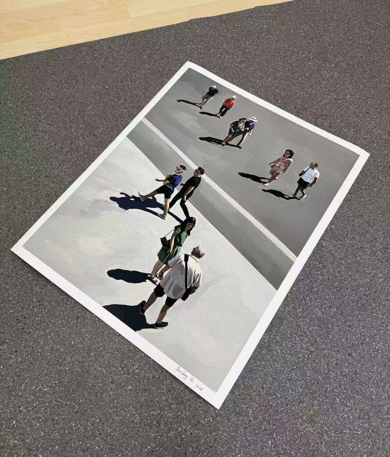 Passanten in Berlin （Fine Art Print ) - Fancheng Xu 4