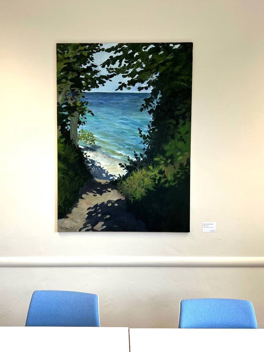 Blick zum Strand in Stohl