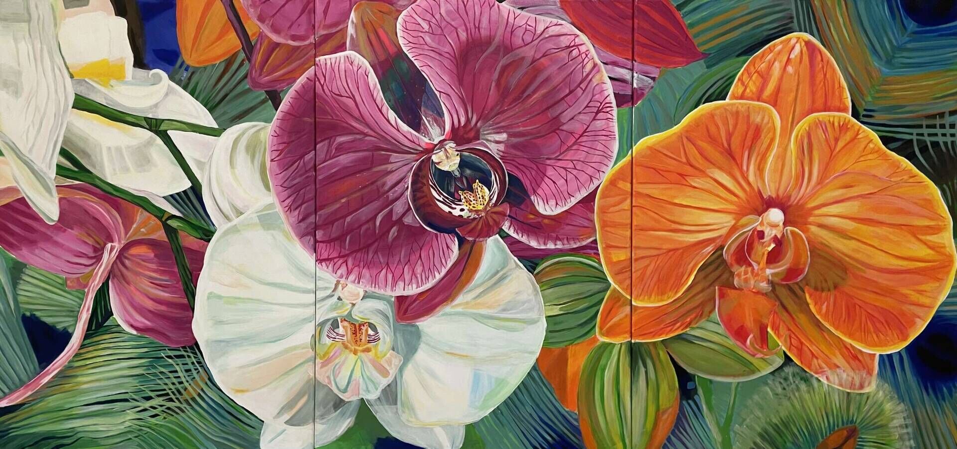 Große Orchideen - Delja Wilfert 1