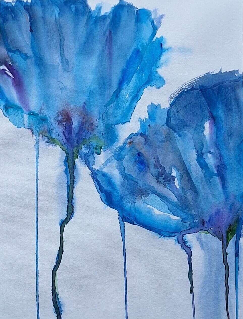 Blue Poppies Bleed #49 - Sara Wimmers 1