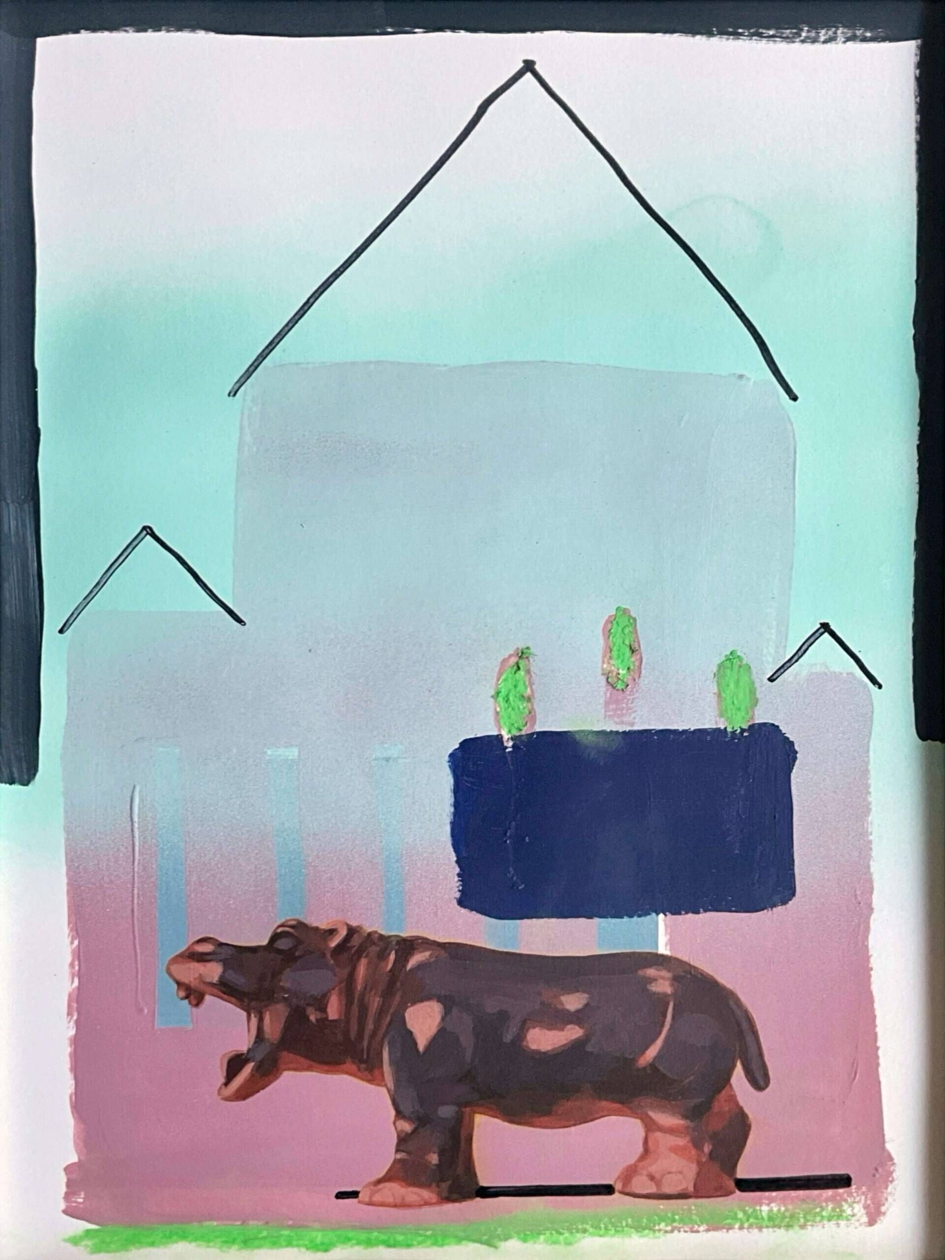 Das Nilpferd singt. - Lukas Franz Zimmermann 1