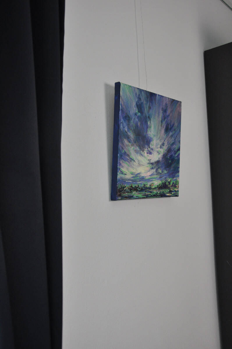 Wolkenlandschaft Blau