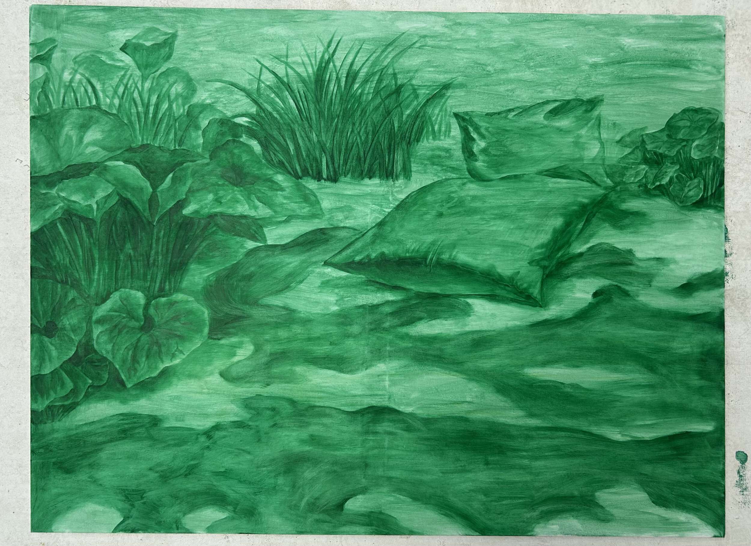 Grüne Landschaft - Jiyoung Park 1