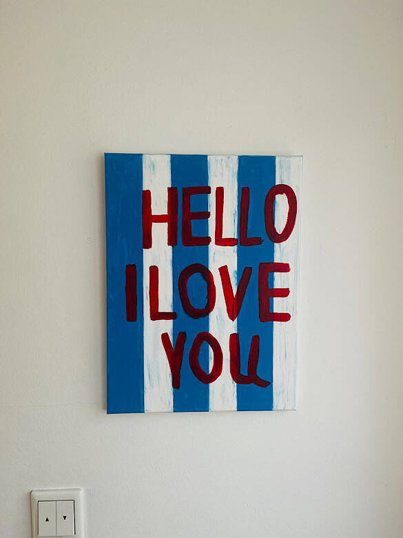 HELLO I LOVE YOU BLAU - Sara von Meer 1