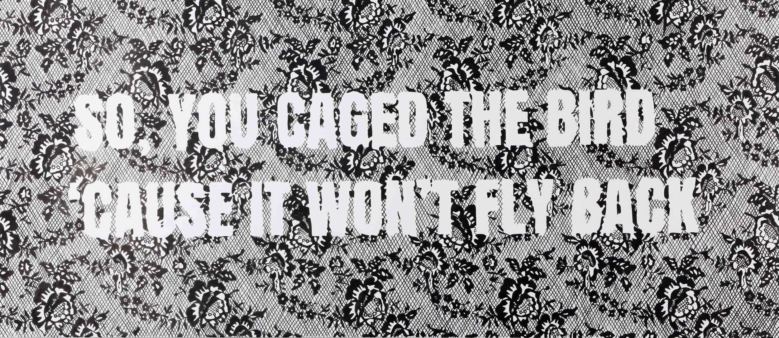 So you caged the bird, ‘cause it won‘t fly back - Mara Zota 1