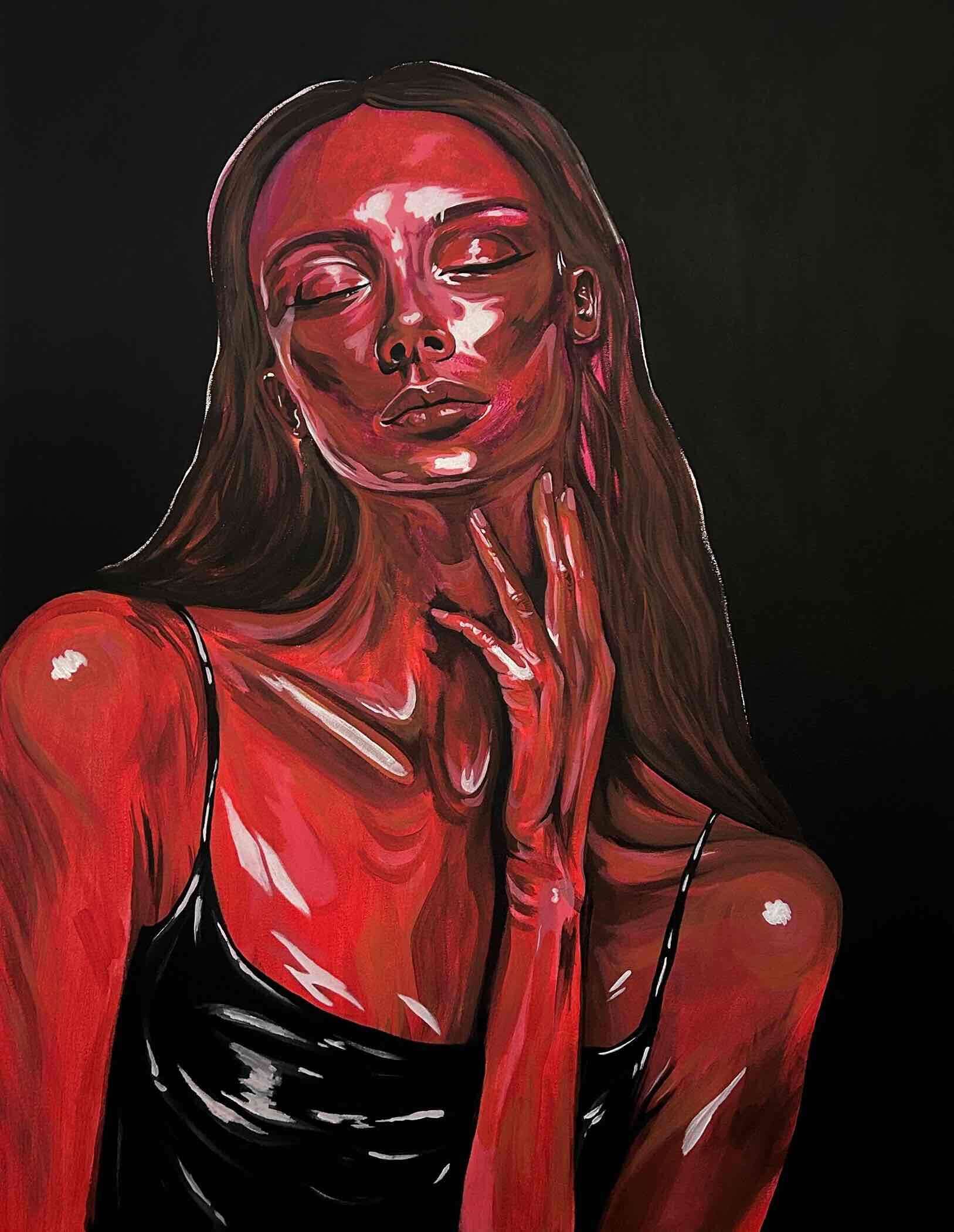 Lady in red  - Stella Mierendorff 1