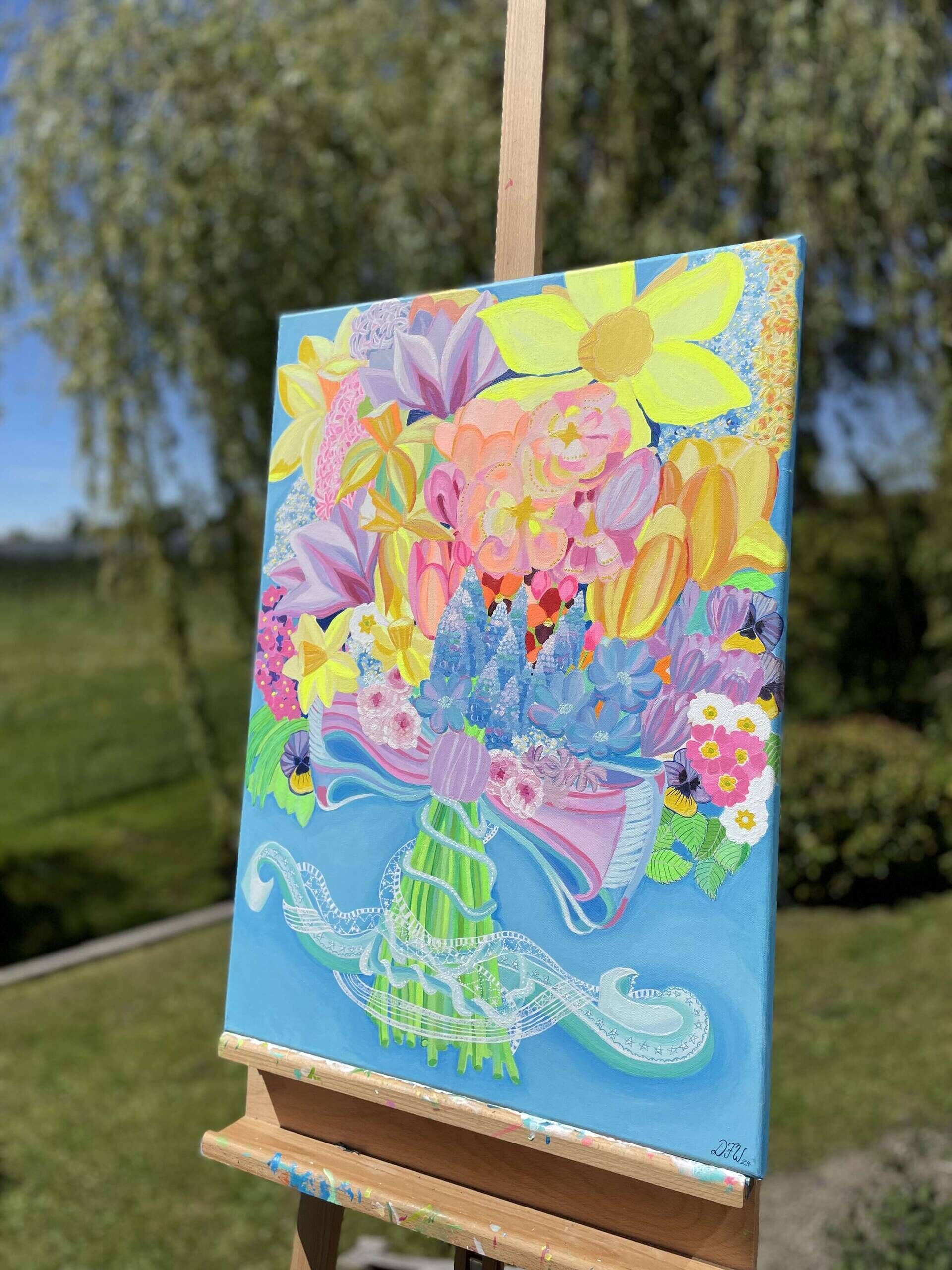 Frühlingsstrauß - Delja Wilfert 2