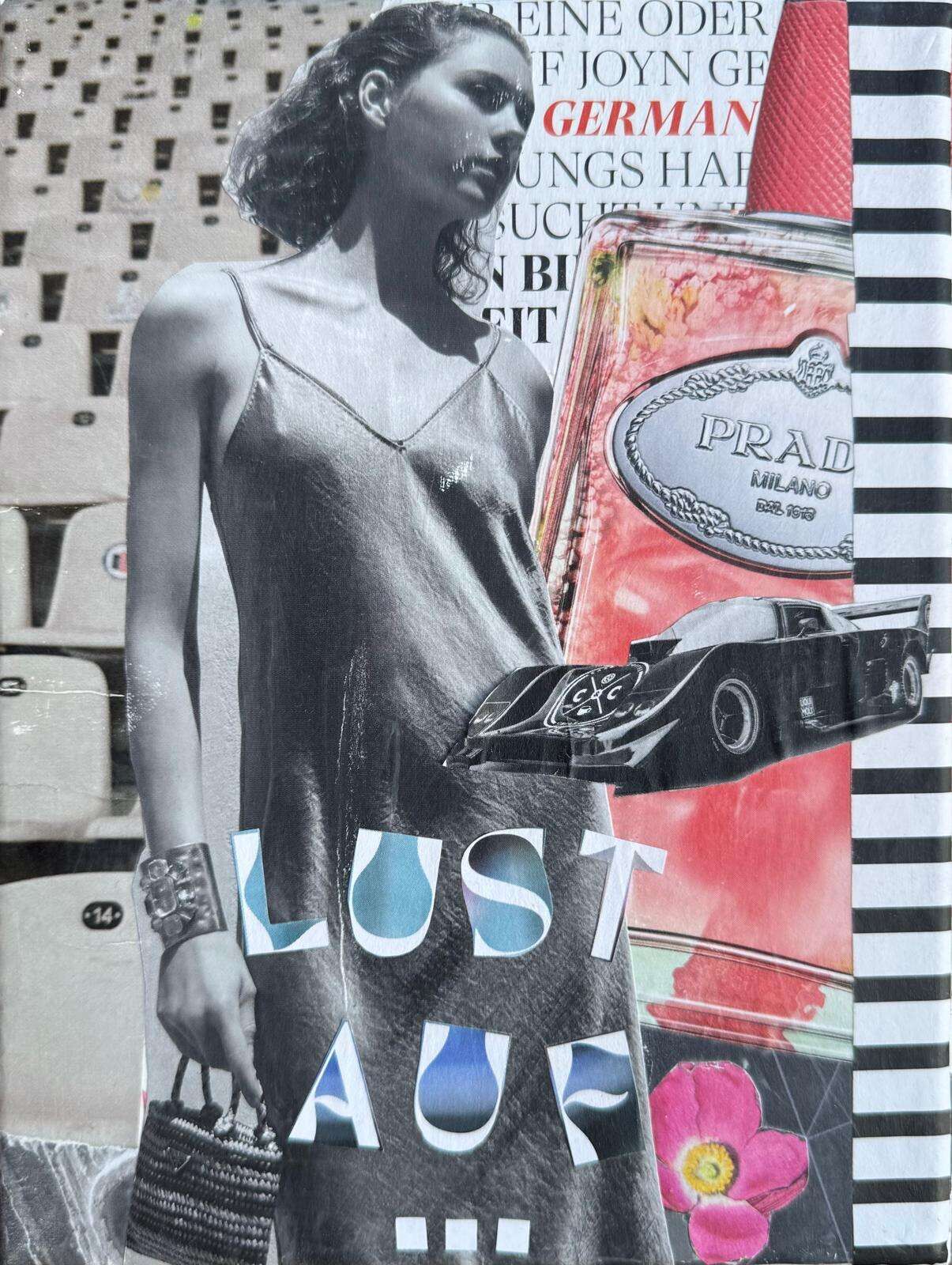 GEDANKENLOS GIRL Collage - Sybille Stein 1