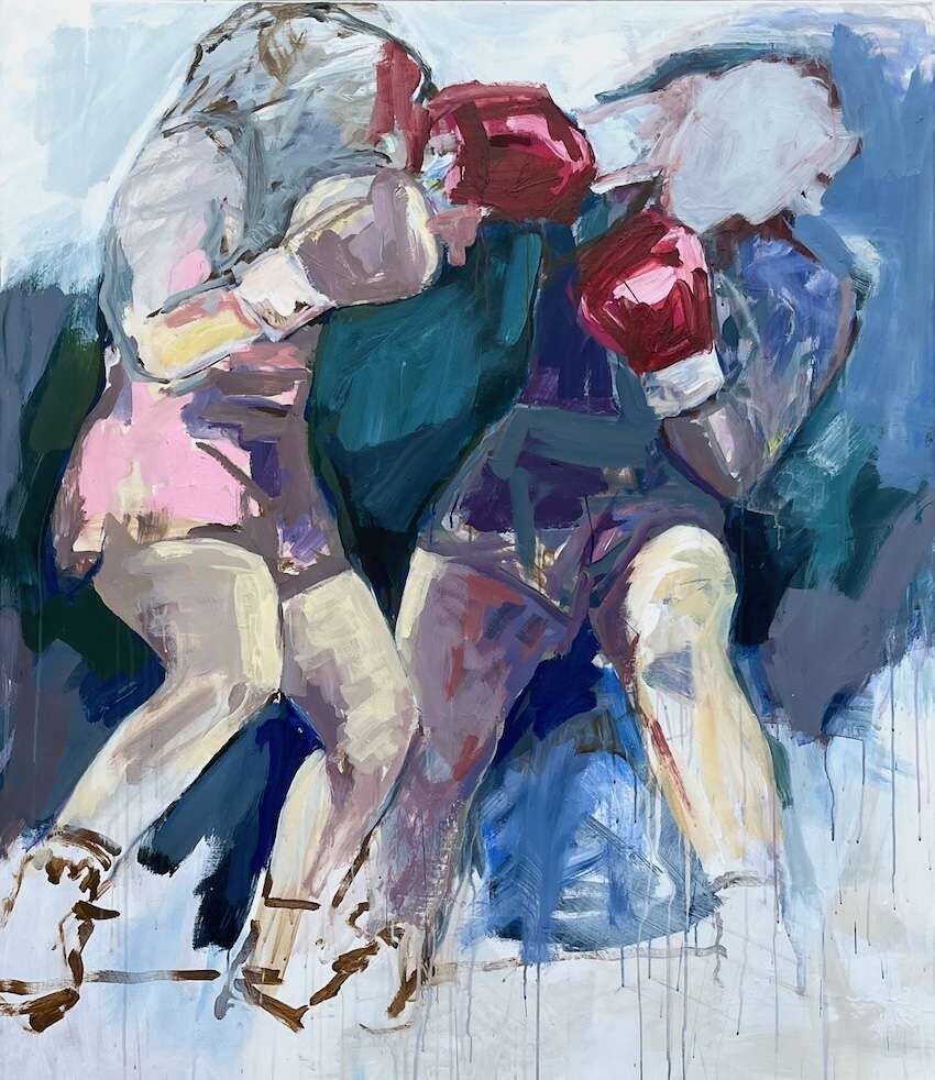 She is fighting	 - Anja Edelmann 1